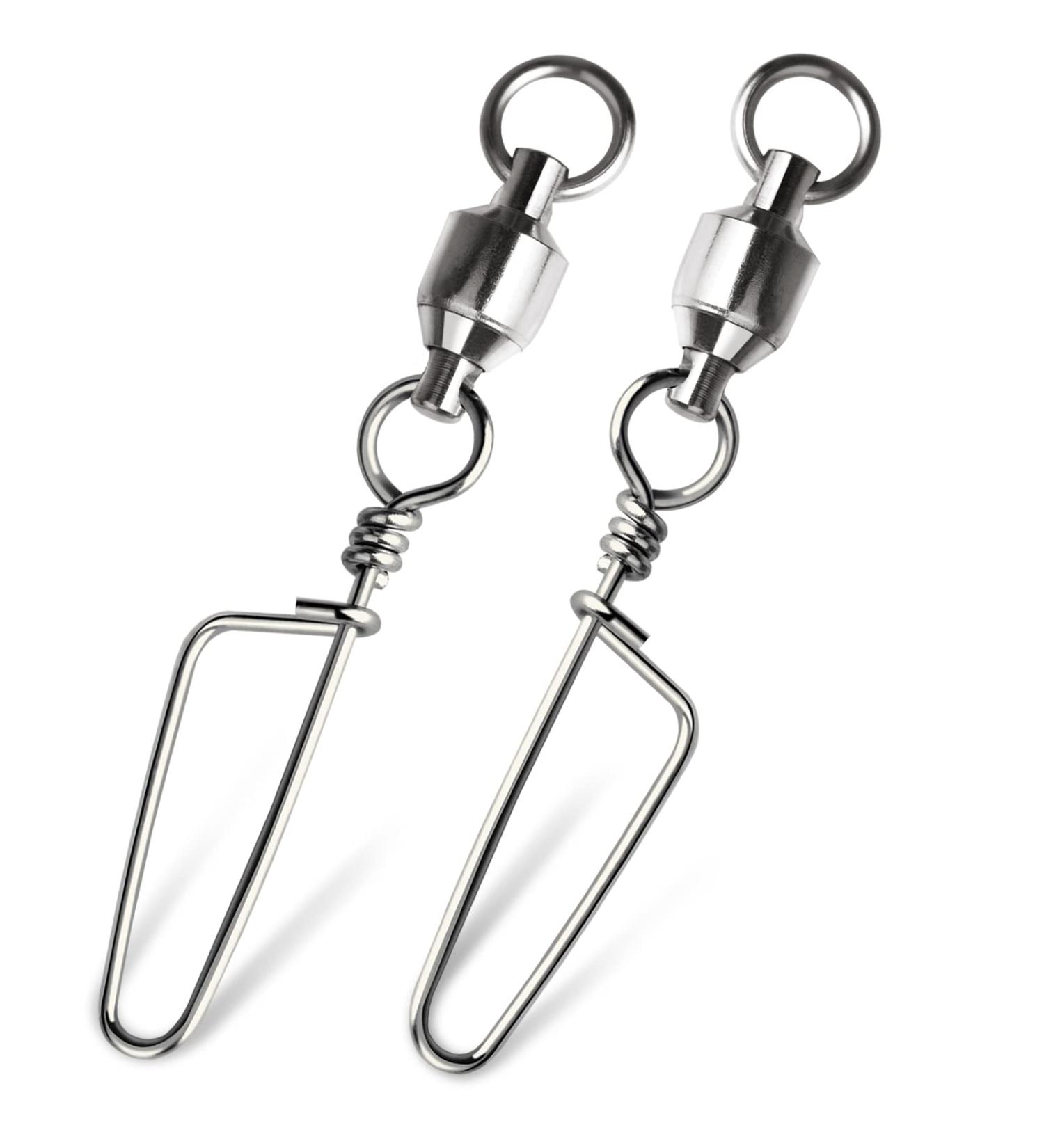 FishTrip Stainless Steel Ball Bearing Fishing Swivels with Snaps Coastlock 30 Pack - Ideal for Saltwater and Freshwater Fishing - #0-10# Size Range - 30pcs - Buy Online on GoSupps.com