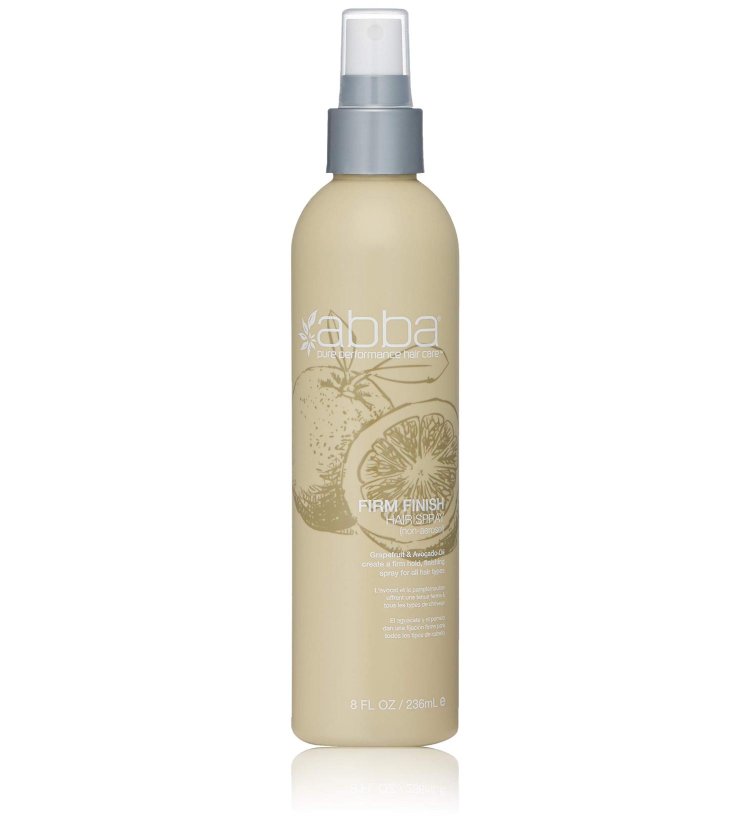 ABBA Firm Finish Hair Spray 8 Fl Oz - Strong Hold Styling Spray - Buy Online on GoSupps.com