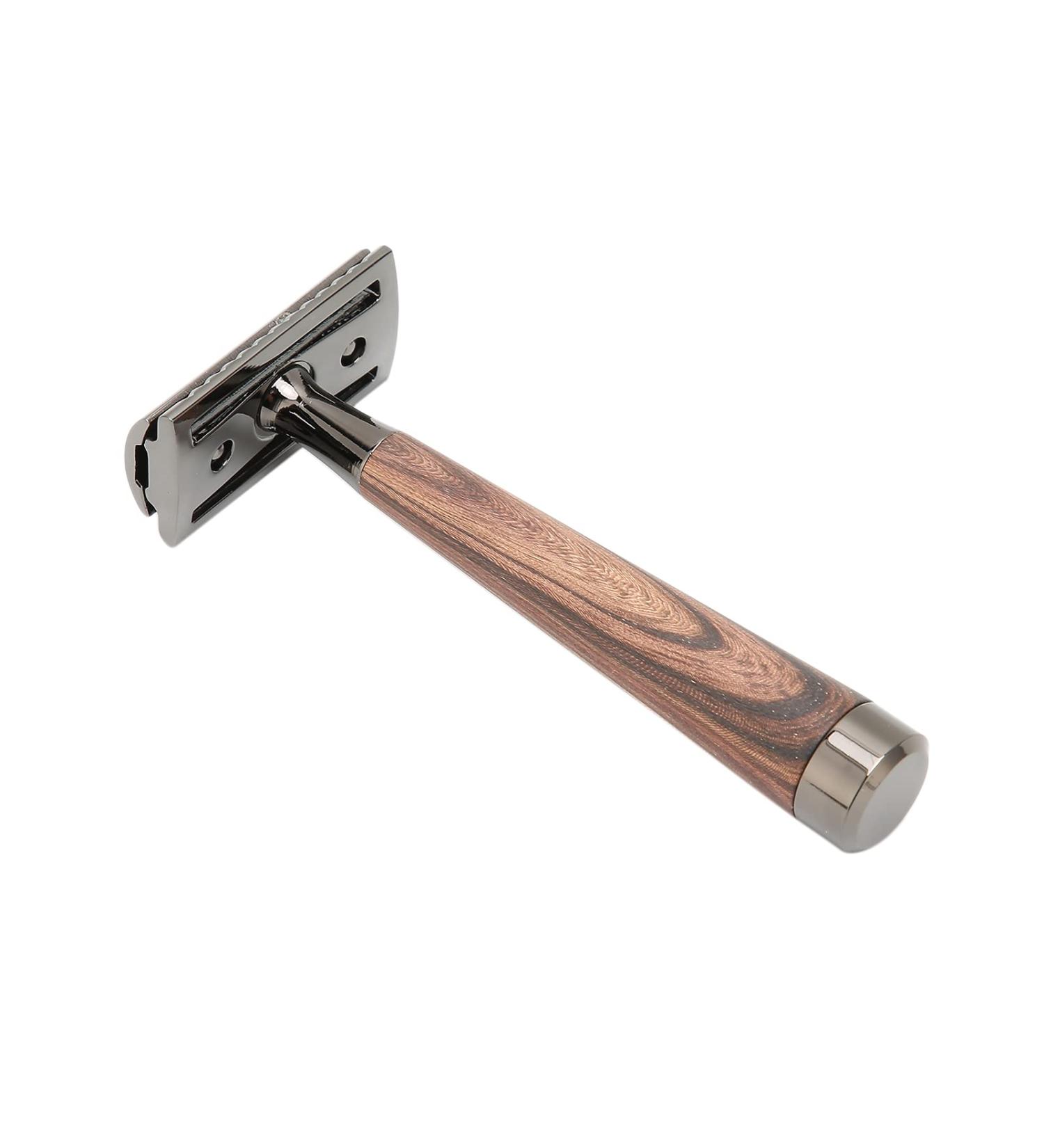 Double-Edged Razor Plane - Zinc Alloy Washable Sharp Button Non-Slip Handle | Travel & Home Manual Razor Planer for Men - Buy Online on GoSupps.com