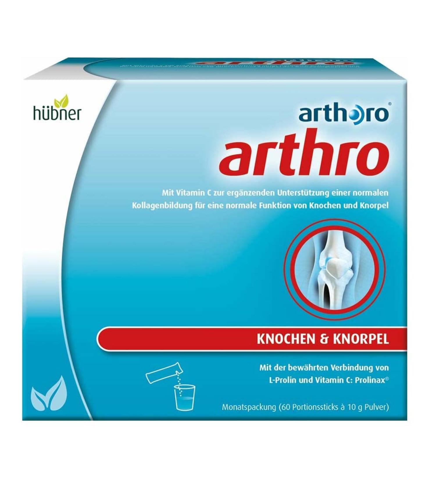 hübner Arthoro Arthrosis Osteoarthritis Sticks x 3 Packs of 60