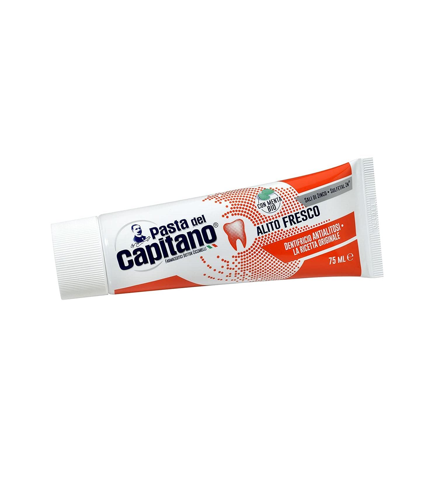  PASTA DEL CAPITANO 1905 Pasta Del Capitano Teeth Fresh Breath 75 ml - Buy Online on GoSupps.com