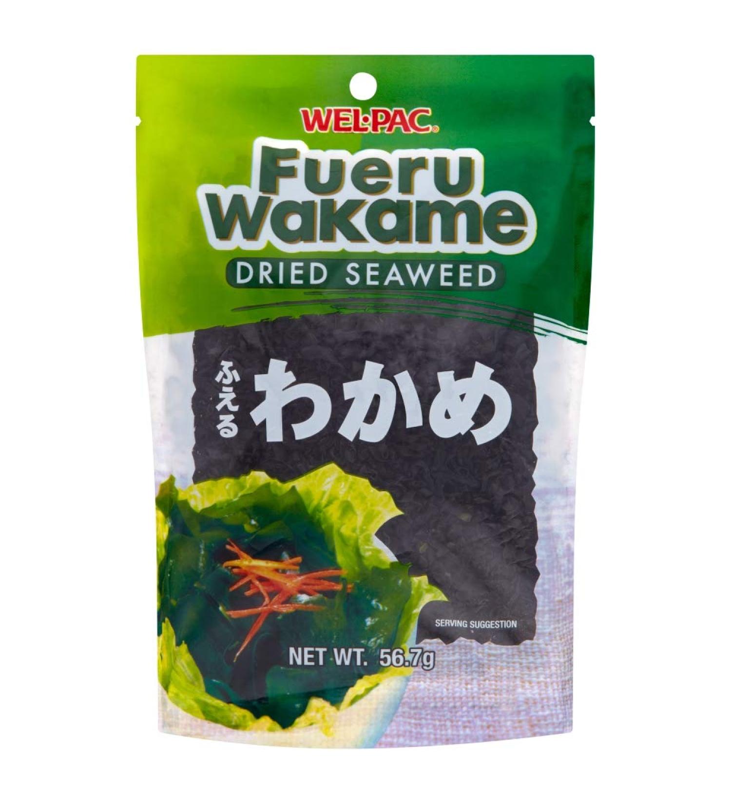 Wel-Pac - Fueru Wakame (Dried Seaweed) Net Wt. 2 Oz. 2 Ounce (Pack of 1) - Buy Online on GoSupps.com