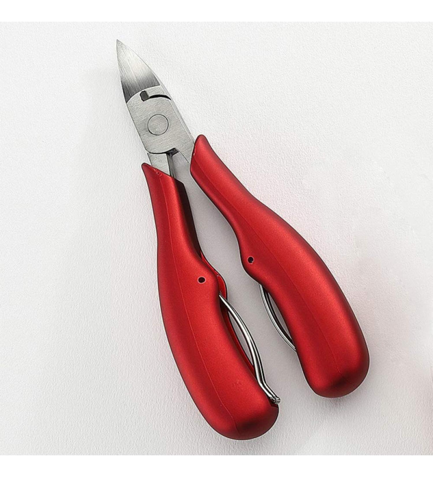 Toenail Clippers Nail Clippers Cuticle Clipper Toe High-Grade Stainless Steel Thick Nails Ingrown Nails Suitable for Men Women and Seniors Red (Color : Red) - Buy Online on GoSupps.com