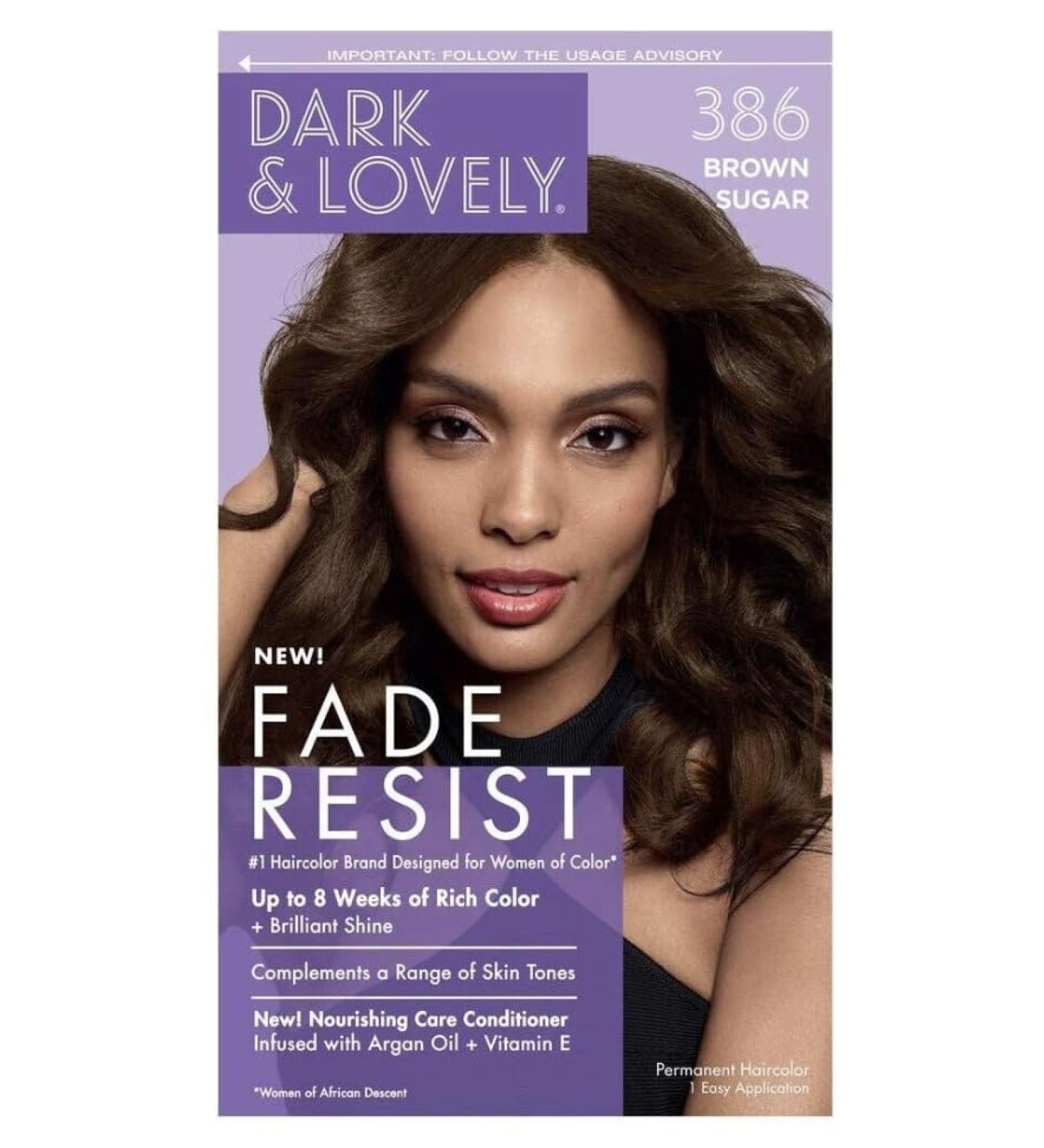 MDark and Lovely | Fade Resist Hair Colour Colour: 386 Brown Sugar MURPHY'S HAIR AND BEAUTY