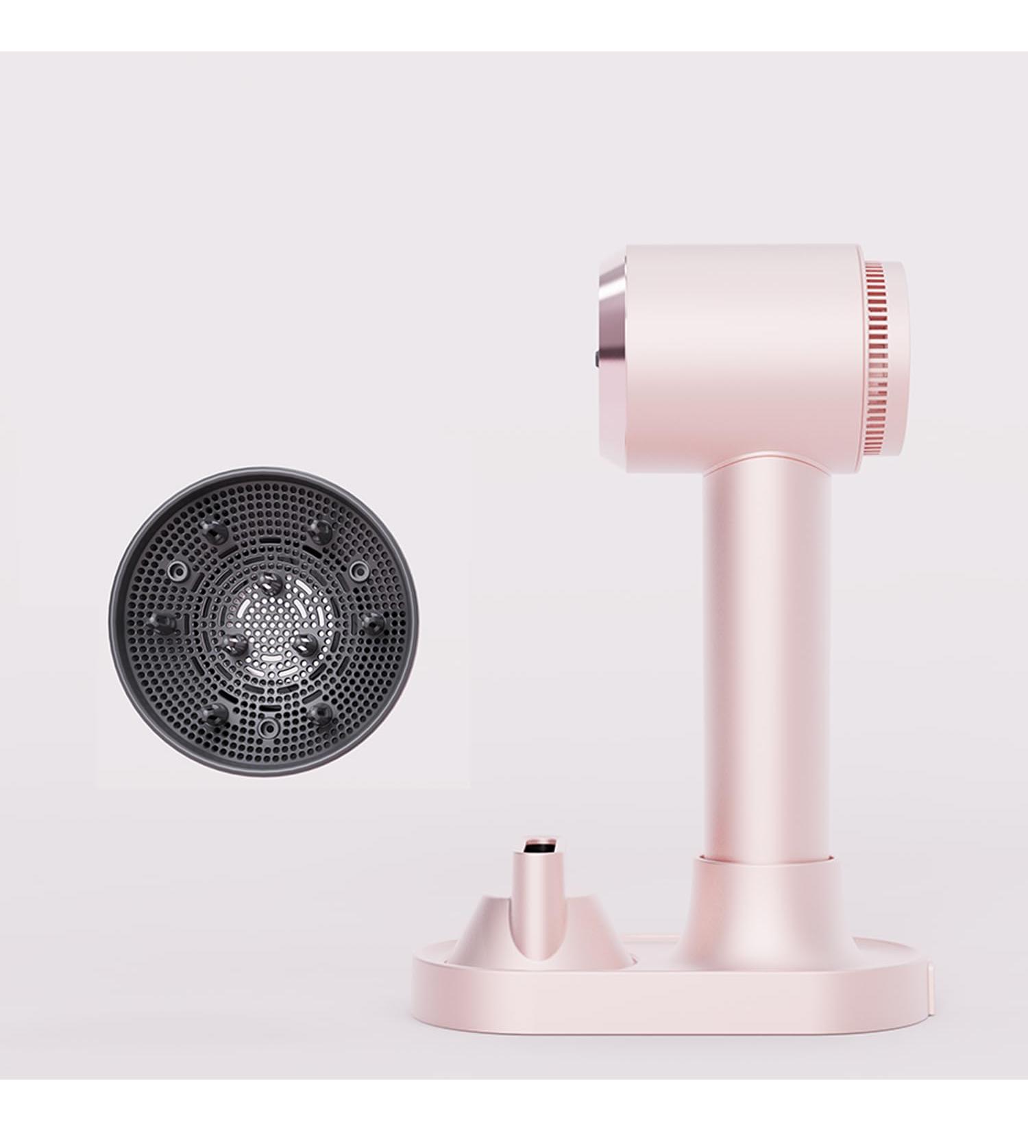 Cordless Hair Dryer Set Low-Heat Rechargeable Blow Dryer with Haircare Nozzle Travel Hair Dryers Hot/Cold Air Fast Drying Hairdryer for Women Kids Camping Pink - Buy Online on GoSupps.com