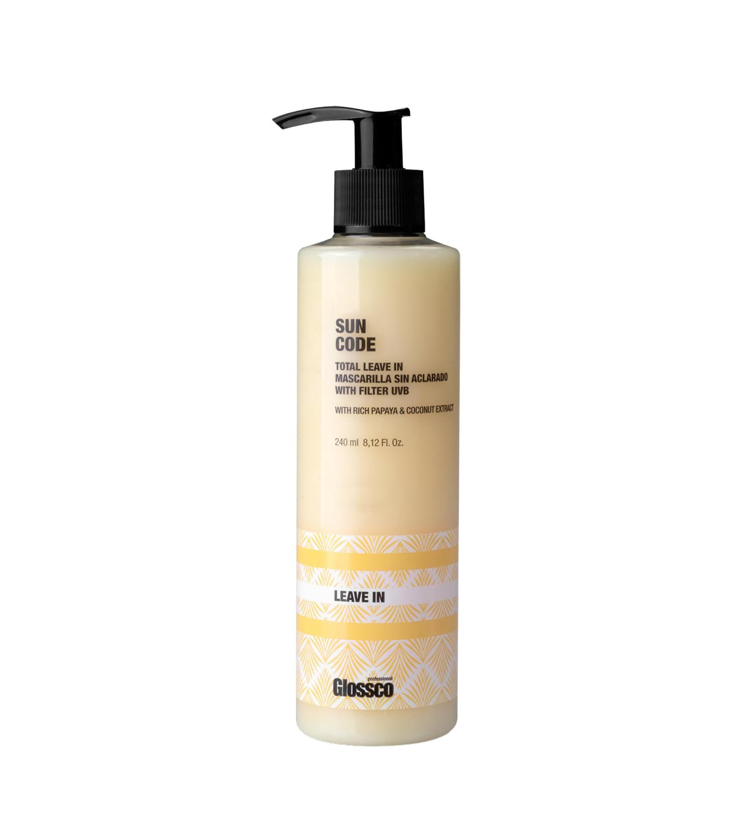  Glossco Glossco Revitalizing Cream protects hair against sun exposure salt and chlorine 240 ml - Buy Online on GoSupps.com