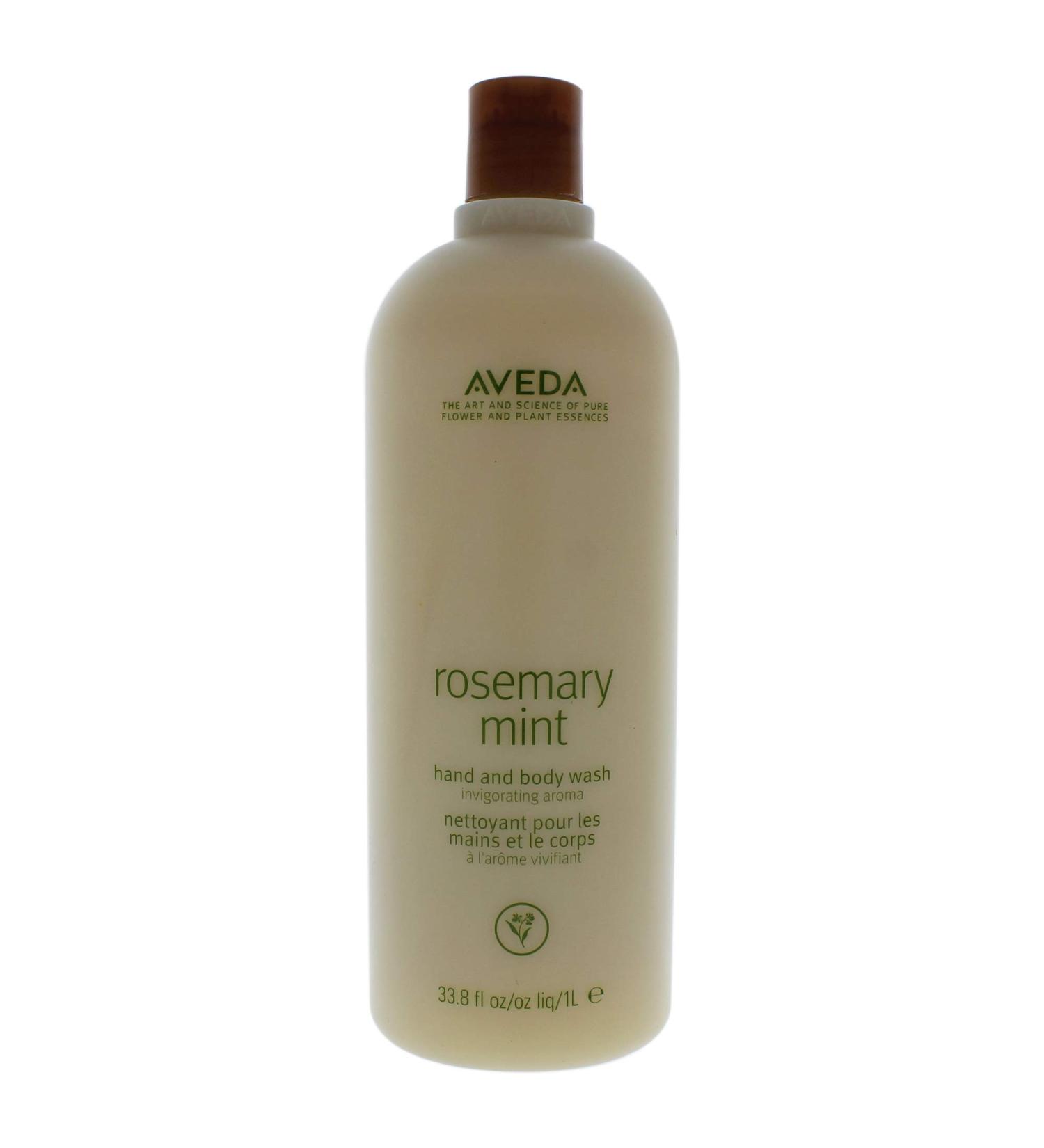 Aveda Rosemary Mint Hand and Body Wash 33.8oz Cleansing Lets You Wash Frequently Without Over Drying 33.8 Fl Oz (Pack of 1)