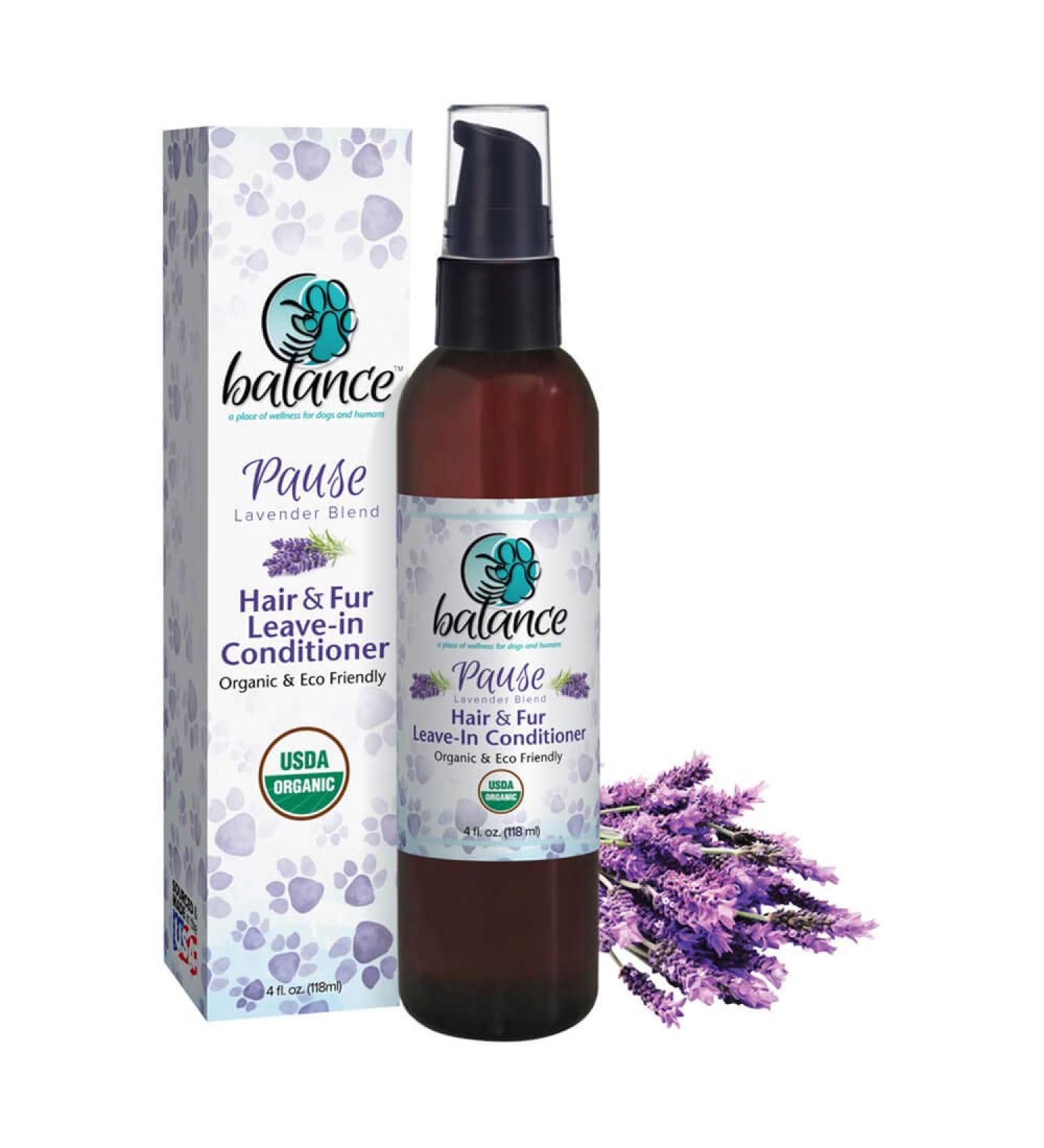 Pause-Organic Hair & Fur Leave-in Conditioner 4 oz | Nourishing Pet Care | International Shipping Available - Buy Online on GoSupps.com