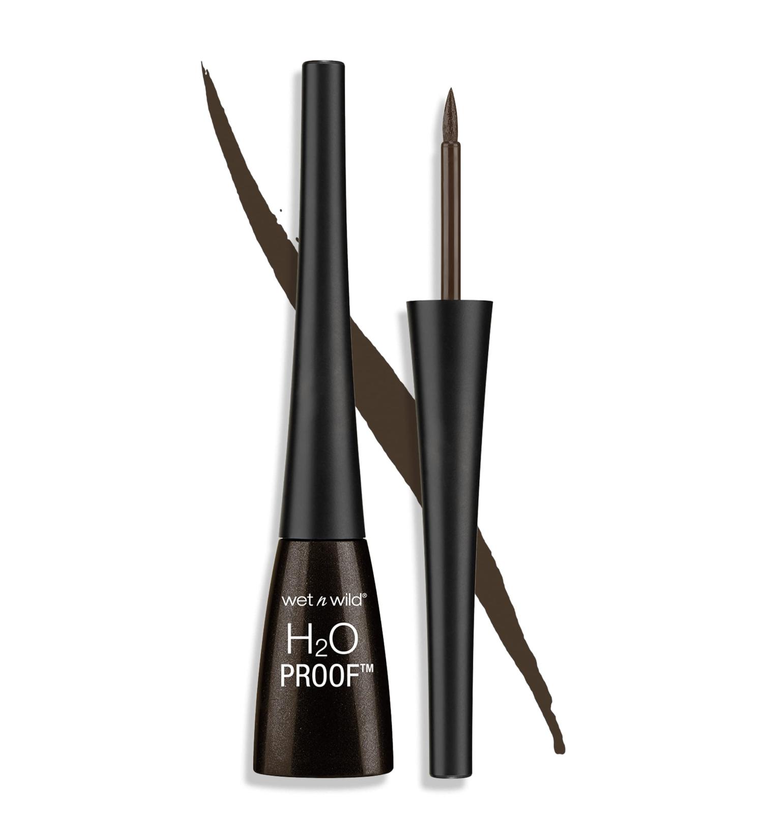 Wet n Wild H20 Proof Liquid Liner Dark Brown 0.17oz - Waterproof Long-Lasting Formula - Buy Online on GoSupps.com