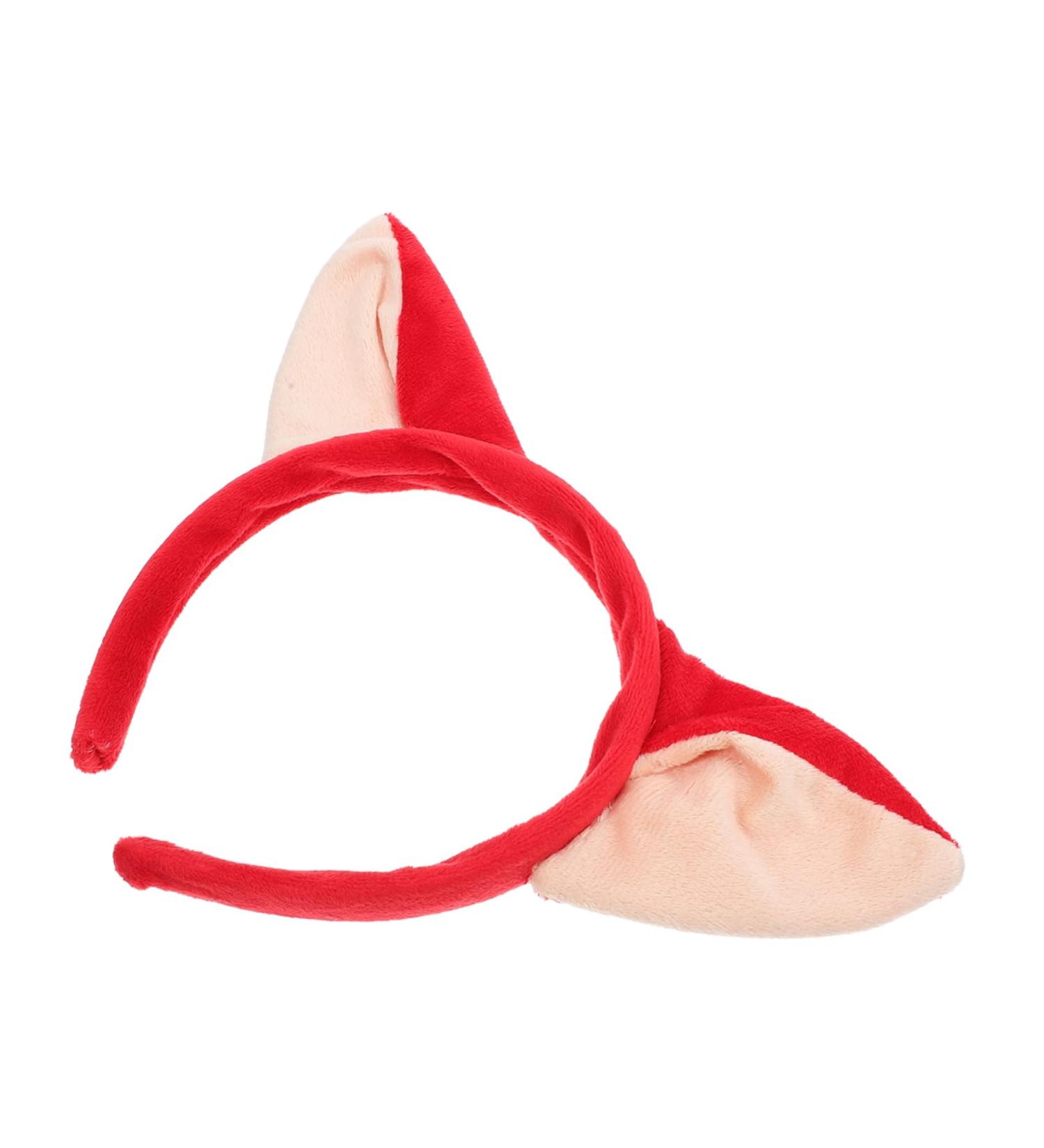 COLLBATH Fox Ears Headband Cow Ears Headband Cat Ear Hair Band Fox Costume Fox Hair Band Deer Ear Headband Dog Ears Headband Fox Hair Hoop Faux Fur Ears Headband Fox Ears Cosplay Red Fabric One Size Red - Buy Online on GoSupps.com
