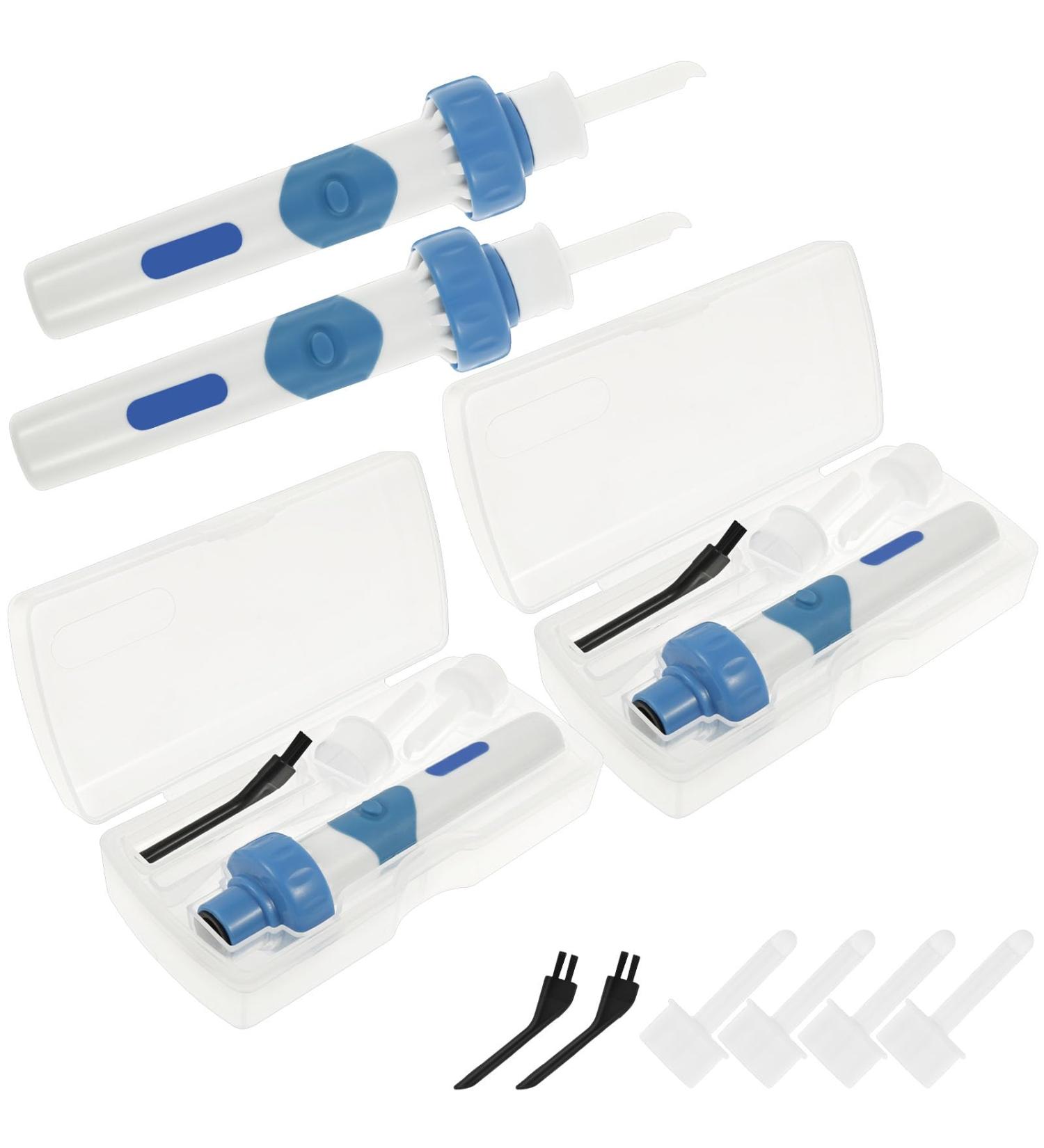 4 Sets Electric Earsavvy Ear Wax Removal Kit Gentle and Powerful Ear Wax Removal Kit Safe and Portable Earwax Remover Tool for Adults & Kids - Buy Online on GoSupps.com
