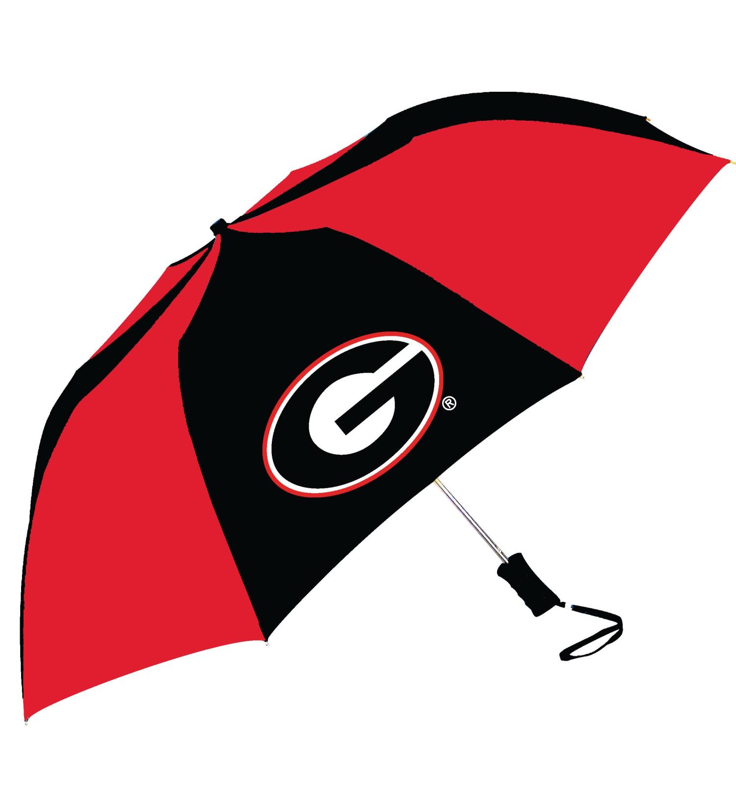 Storm Duds Georgia Bulldogs Sporty Two-Tone Umbrella