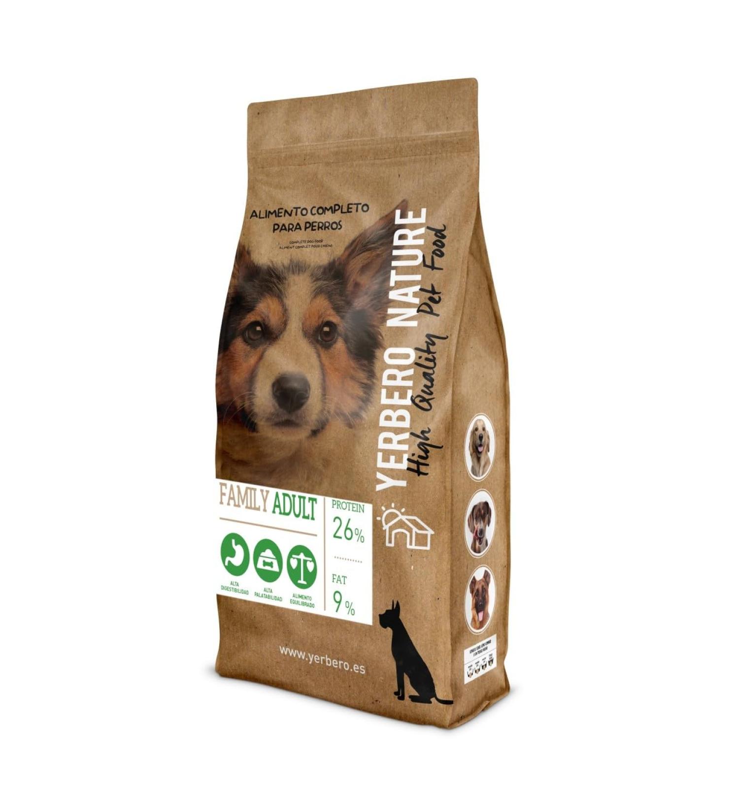 YERBERO Family Adult Dog Food 10 kg - Buy Online on GoSupps.com