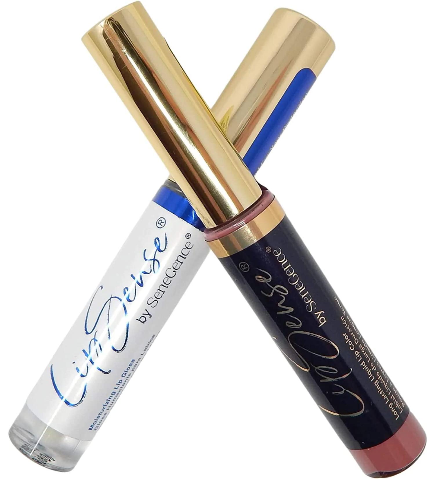 LipSense Bundle - Plum Color with Glossy Gloss | Long-lasting Lipstick Set - Buy Online on GoSupps.com
