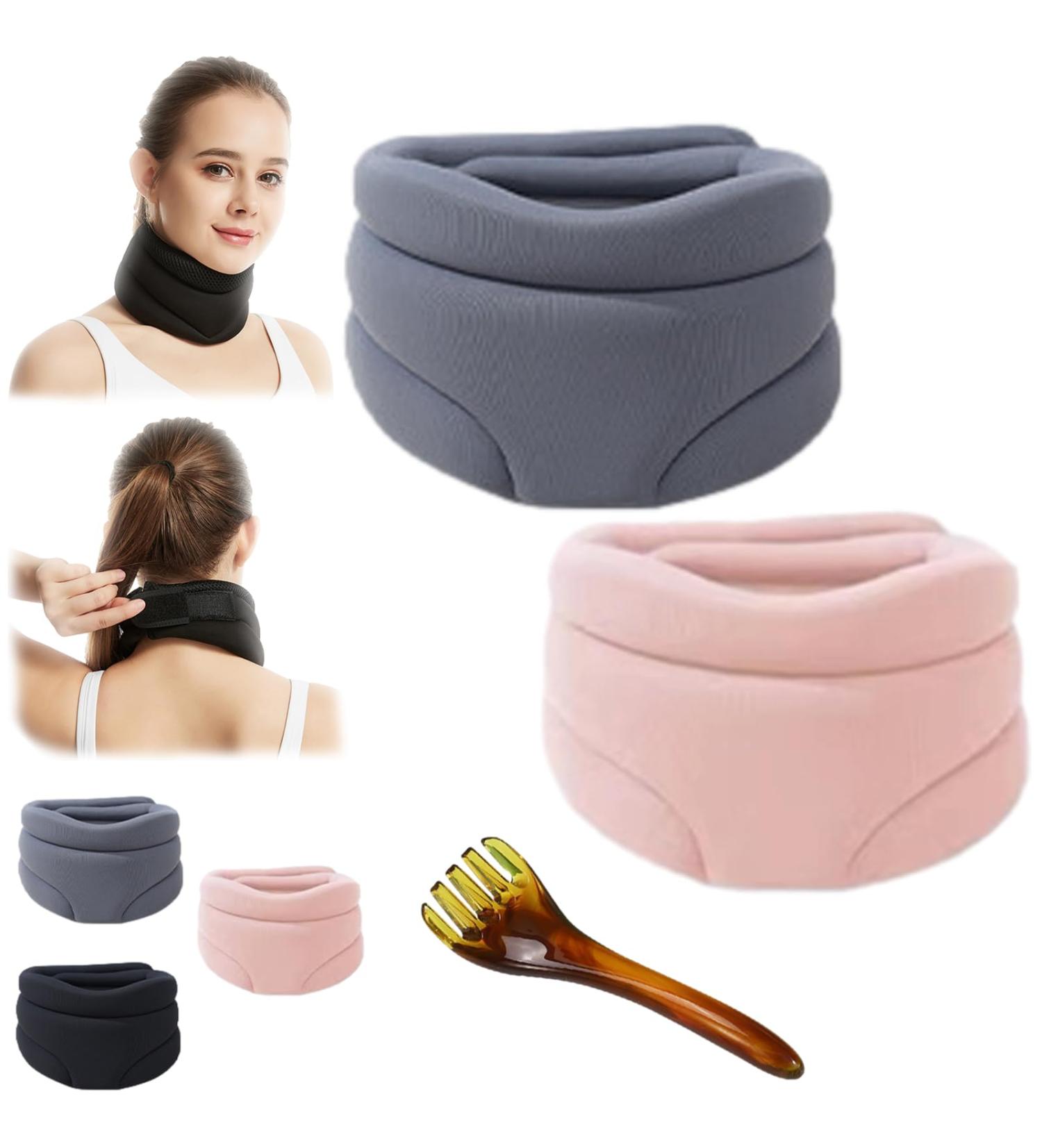 Healthy Lab Co Cervicorrect Neck Brace Cervicorrect Neck Brace by Healthy Lab Co Healthy Lab Co Neck Brace Neck Brace for Snoring Neck Brace for Men Women (2PC-C) - Buy Online on GoSupps.com