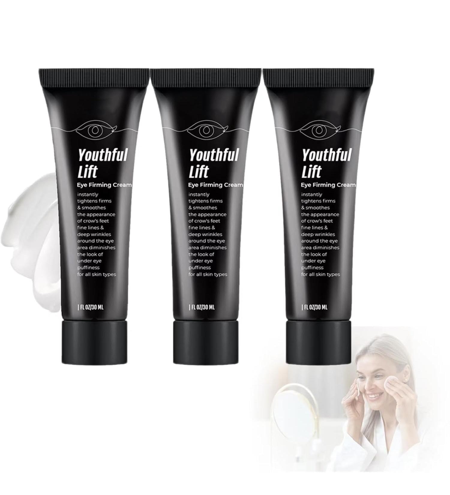 Youthful Lift Eye Firming Cream - Anti-Wrinkle Lifting Treatment for Smooth Fine Lines (3PCS) - Rejuvenate Your Skin - Buy Online on GoSupps.com