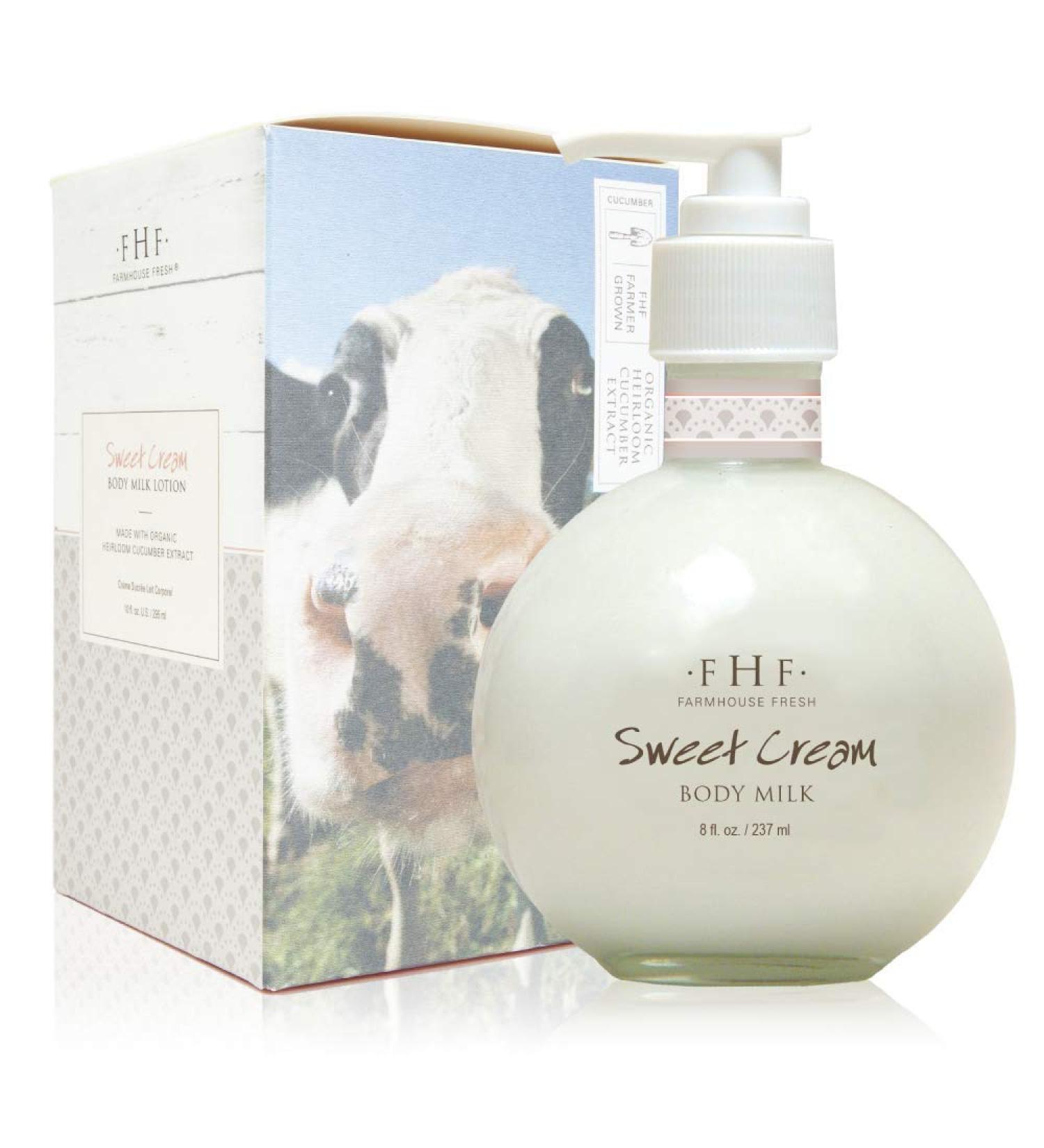 FarmHouse Fresh Sweet Cream Body Milk Sweet Cream 8 Fl Oz (Pack of 1) - Buy Online on GoSupps.com