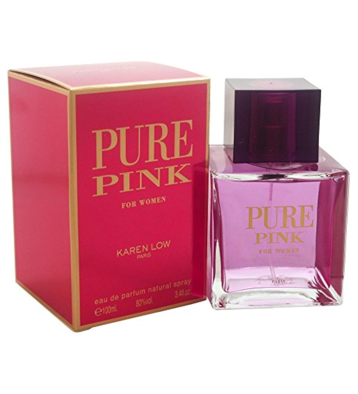 Karen Low Pure Pink Eau De Parfum Spray for Women 3.4 Ounce