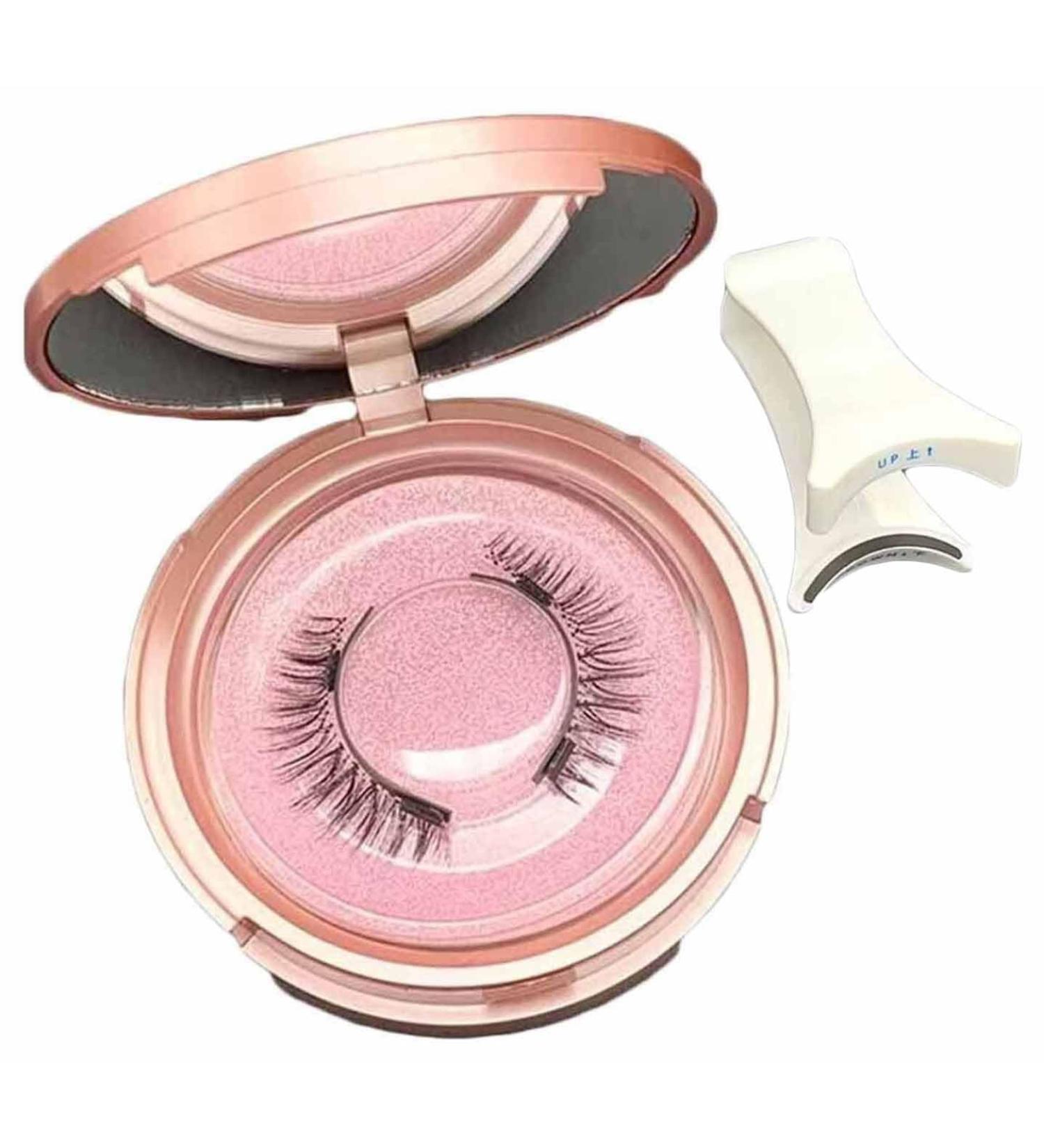 Aerliss Magnetic Lashes Magnetic Lashes With Applicator Eyelashes Magnetic Reusable Self Adhesive Eyelashes(Natural) - Buy Online on GoSupps.com