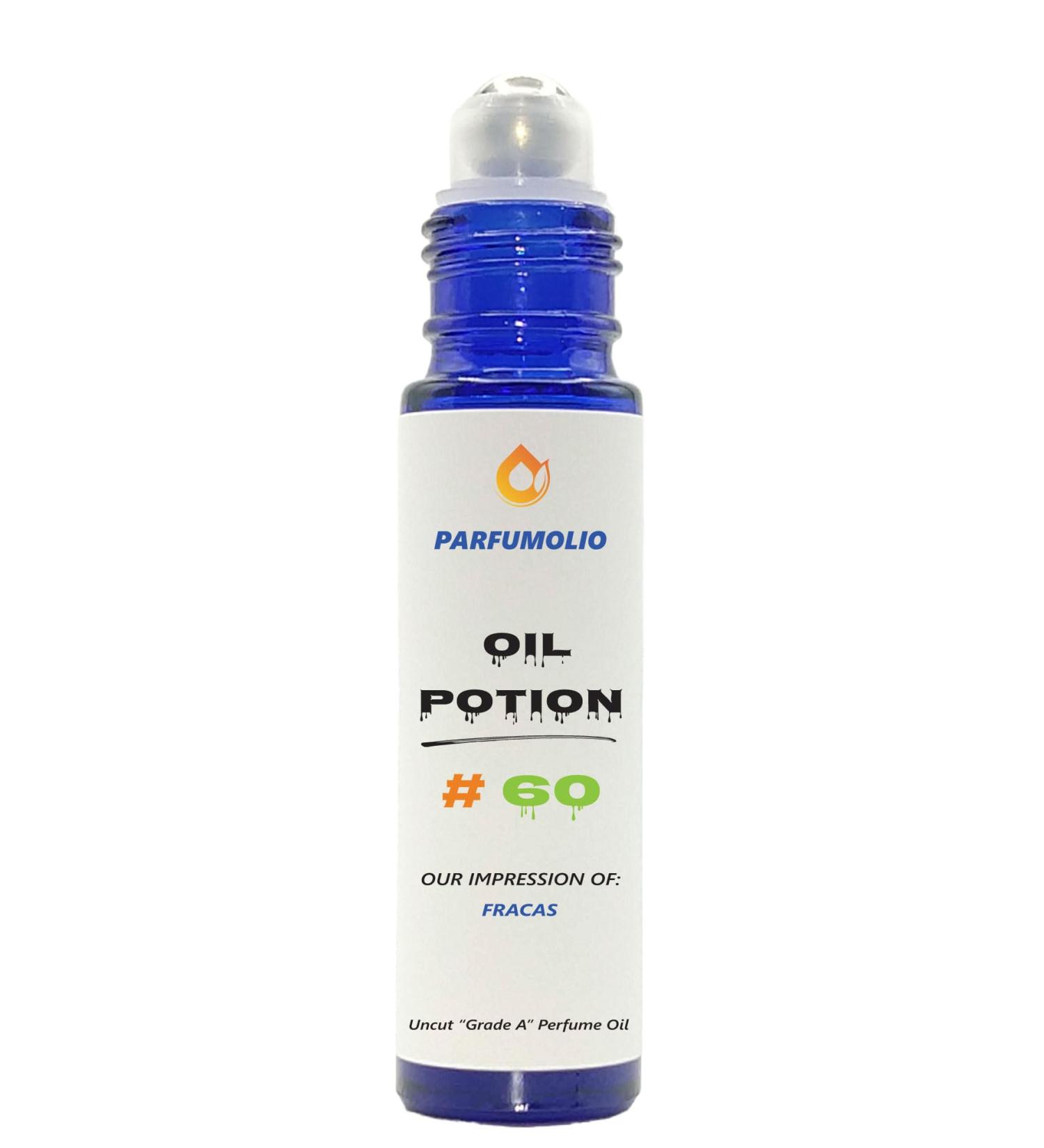 Oil Potion # 60 Inspired by Fracas Women's Uncut Grade A Fragrance Body Oil Dupe Concentrated Long Lasting Roll-On 10ml / 0.33 oz - Buy Online on GoSupps.com