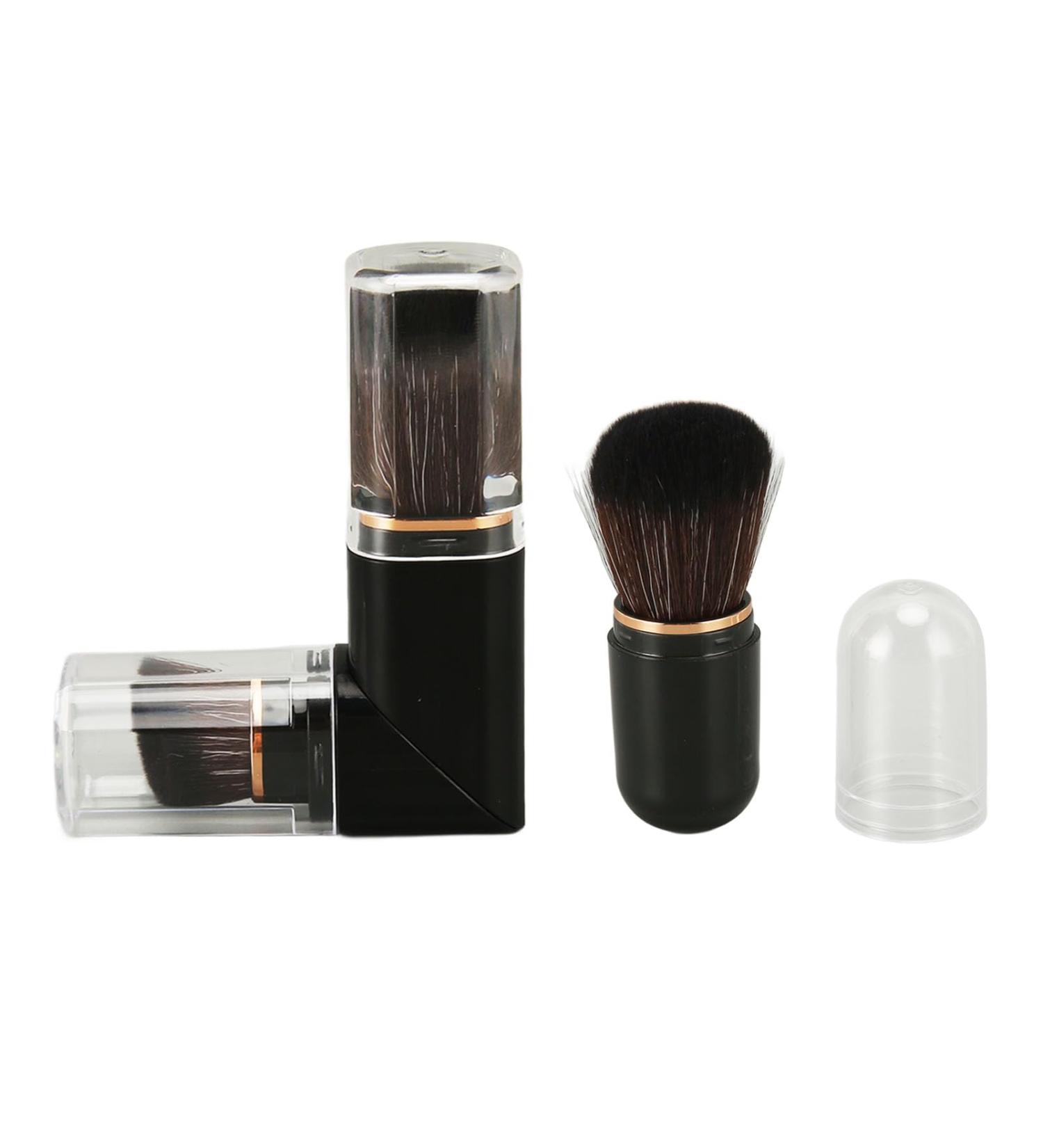Portable Powder Brush Thickened Die Casting 360 Degree Rotating Double Head Retractable Powder Brush for Home - Buy Online on GoSupps.com