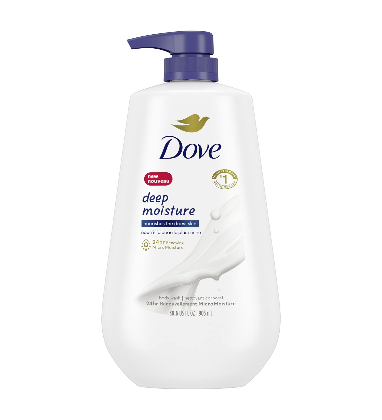 Dove Body Wash with Pump - Skin Nourishing Deep Moisture Cleanser 30.6 oz (Pack of 3) - Buy Online on GoSupps.com