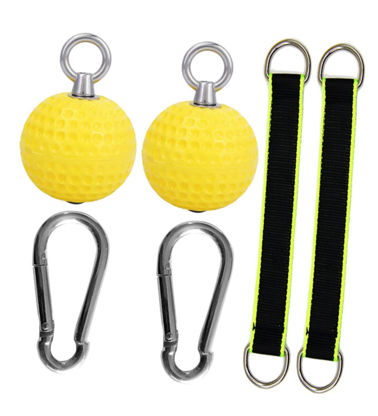 Beaupretty Grip Training Ball Set with 90 Angle Handles - Pull-Up Bar & Forearm Strap for Home Fitness - Buy Online on GoSupps.com