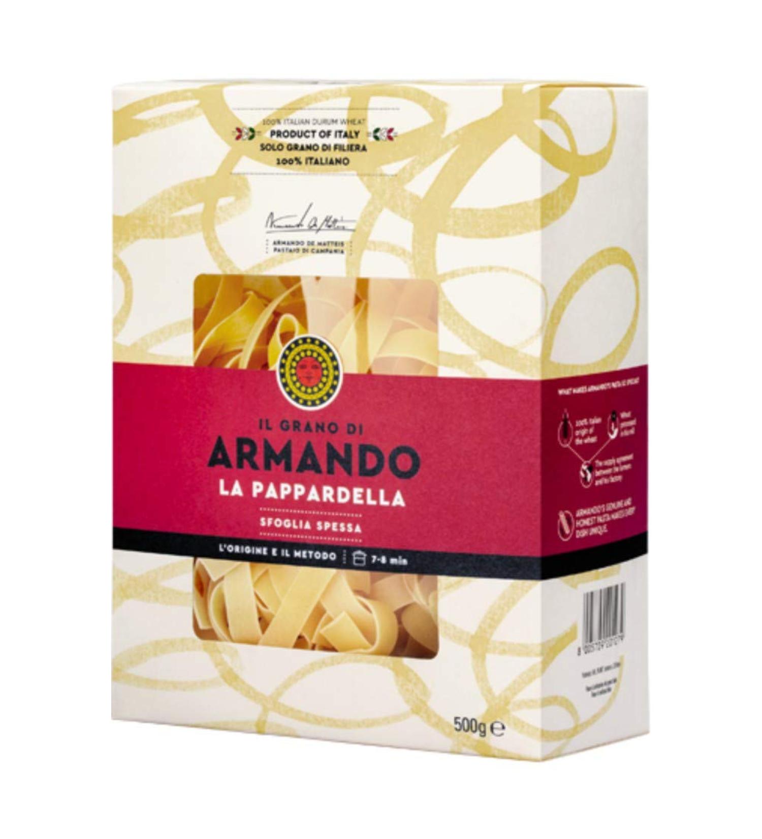 Armando Armando Pasta LA PAPPARDELLA 100% Italian Wheat 500g