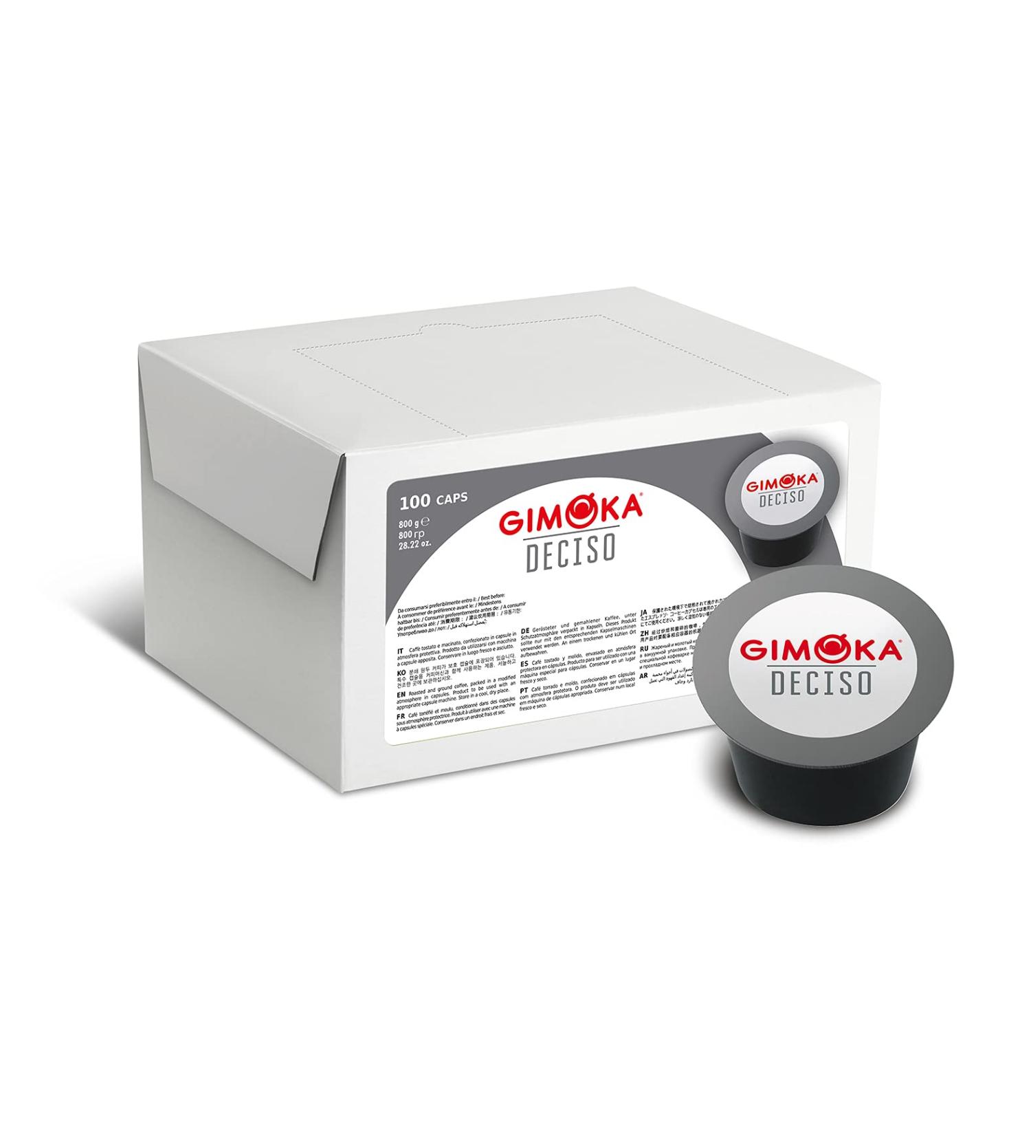  Gimoka Gimoka - Compatible with Lavazza Blue - 100 capsules - DECISO flavor - Intensity 10 - Made in Italy - Buy Online on GoSupps.com