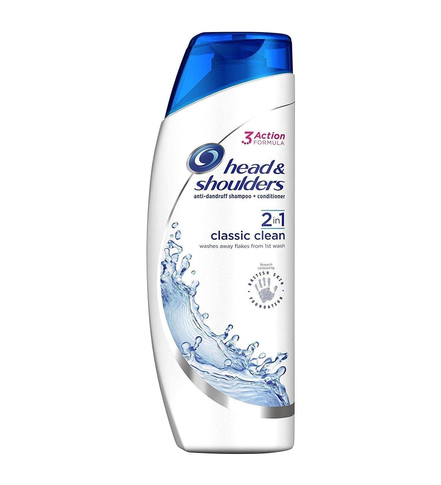 Head & Shoulders 2-in-1 Classic Clean Anti Dandruff Shampoo & Conditioner 450 ml Pack of 6 - Buy Online on GoSupps.com