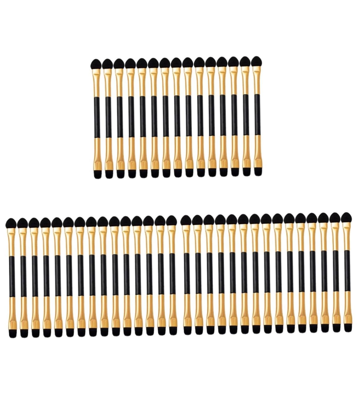 Beavorty 45 Pcs Eye shadow brush double sided makeup brush makeup makeup sponge brush eye shadow 12.5X0.5CMx3pcs As Shownx3pcs - Buy Online on GoSupps.com