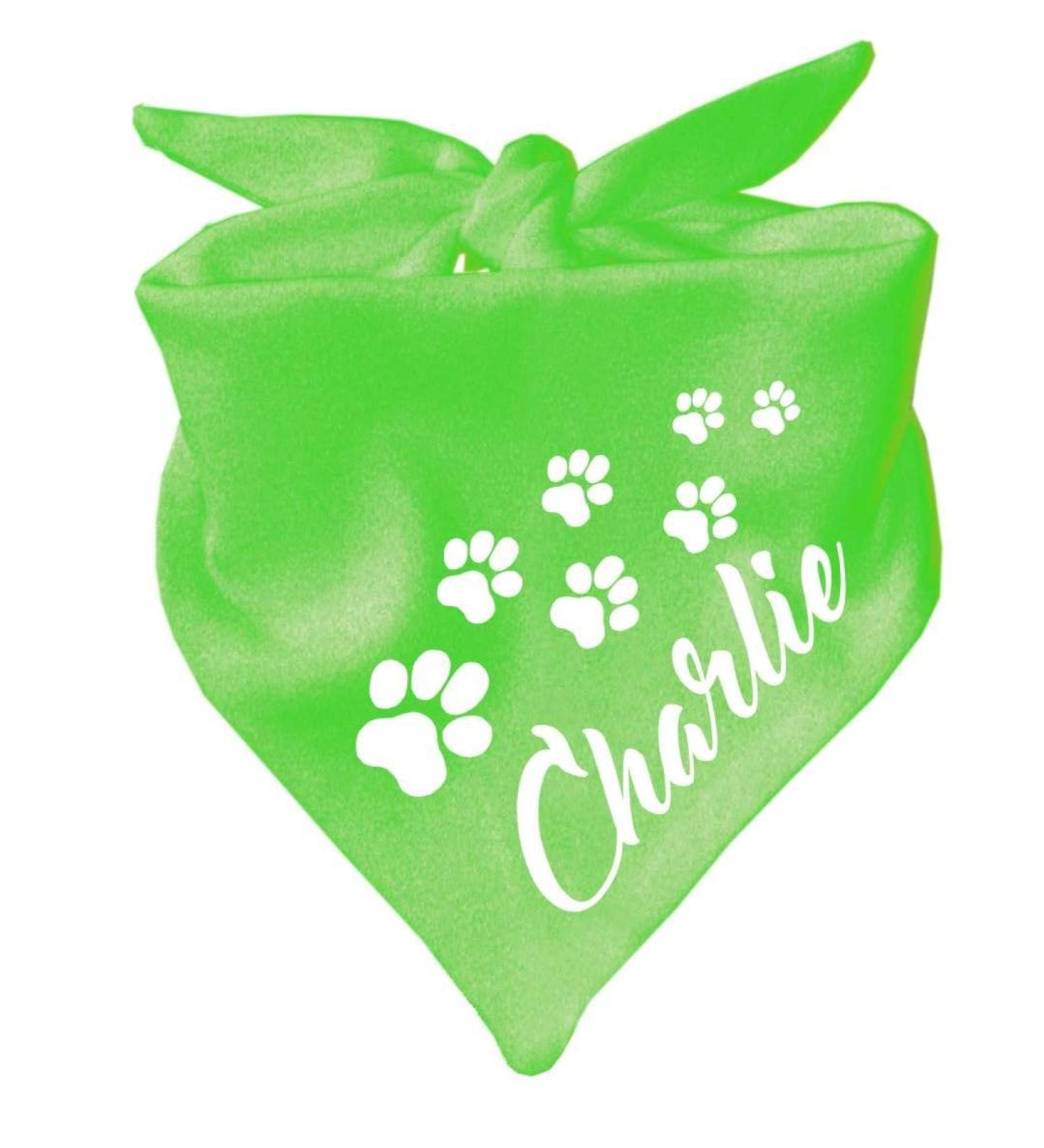 Dog Triangular Scarf - Lime Color Size 1 (55 cm) | Stylish & Unique Accessory for Your Dog - Buy Online on GoSupps.com