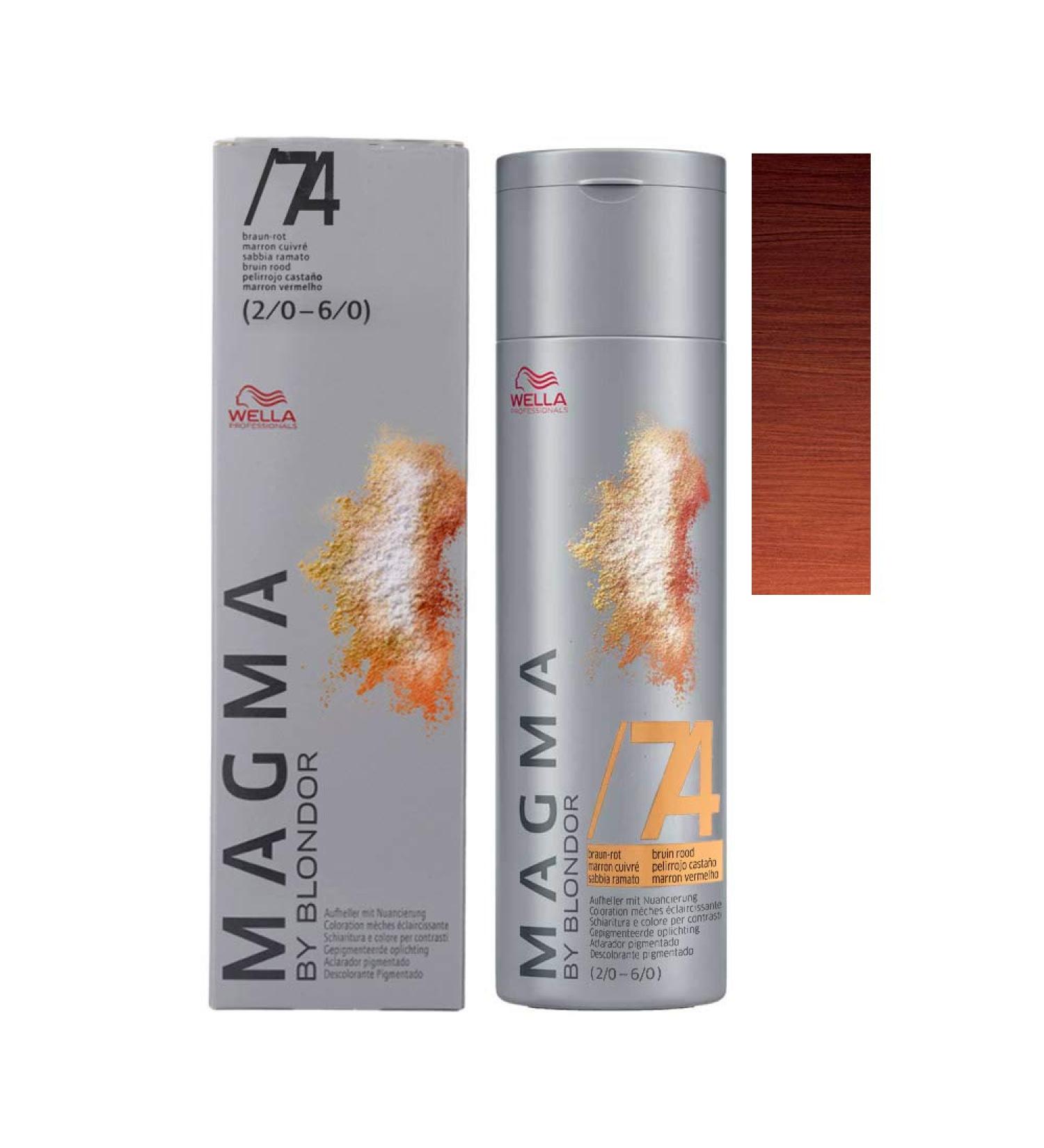 ella Professionals Magma by Blondor Pigmented Lightener (/74 Brown Red) 120ml