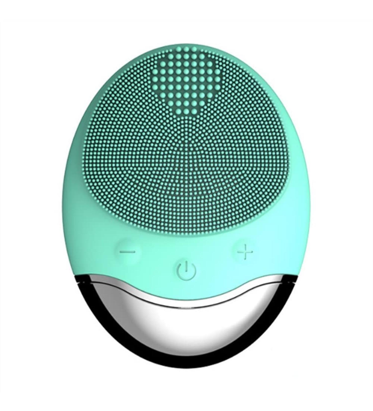 SMSOM Facial Cleansing Brush Wireless Charging IPX7 Waterproof Face Brush Use for Exfoliating Massaging and Deep Cleansing (Color : Green) Charcoal Green - Buy Online on GoSupps.com