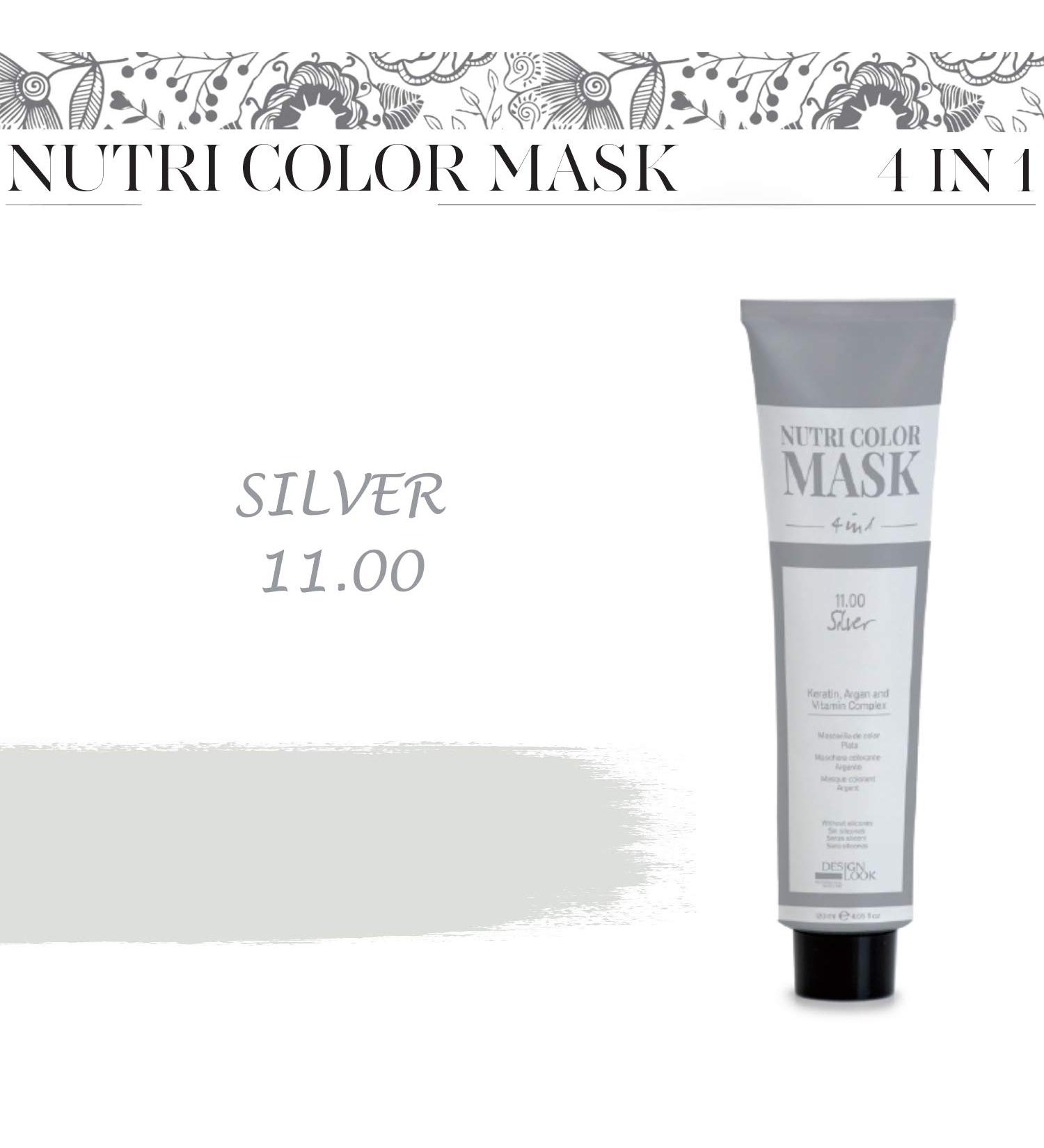 DESIGN LOOK NUTRI Color Mask 4-in-1 Silver 120 ml unique standard