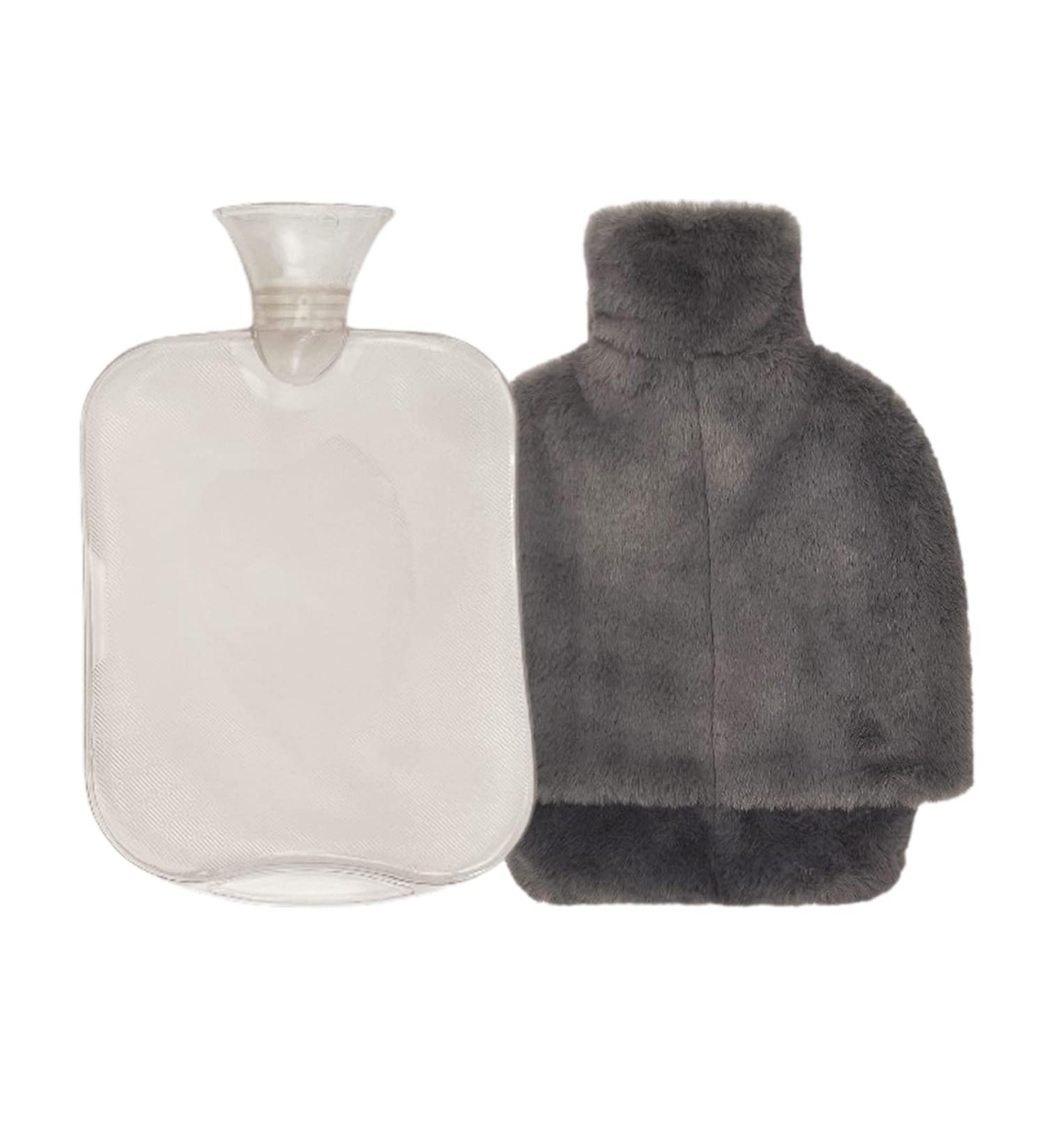 Zearly 1.8L Hot Water Bottle with Cover | Rubber & PVC Warm-Up Bag for Pain Relief | Hand & Foot Warmer for Neck and Shoulders International Shipping Available - Buy Online on GoSupps.com