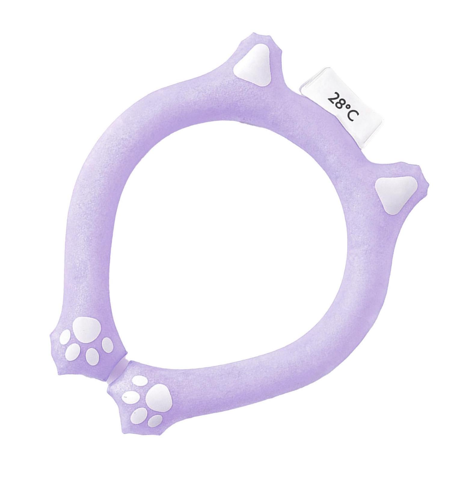 Neck Cooling Ring Cooling Gel Neck Ring PVC Hands for Indoor for Kids (Purple) - Buy Online on GoSupps.com