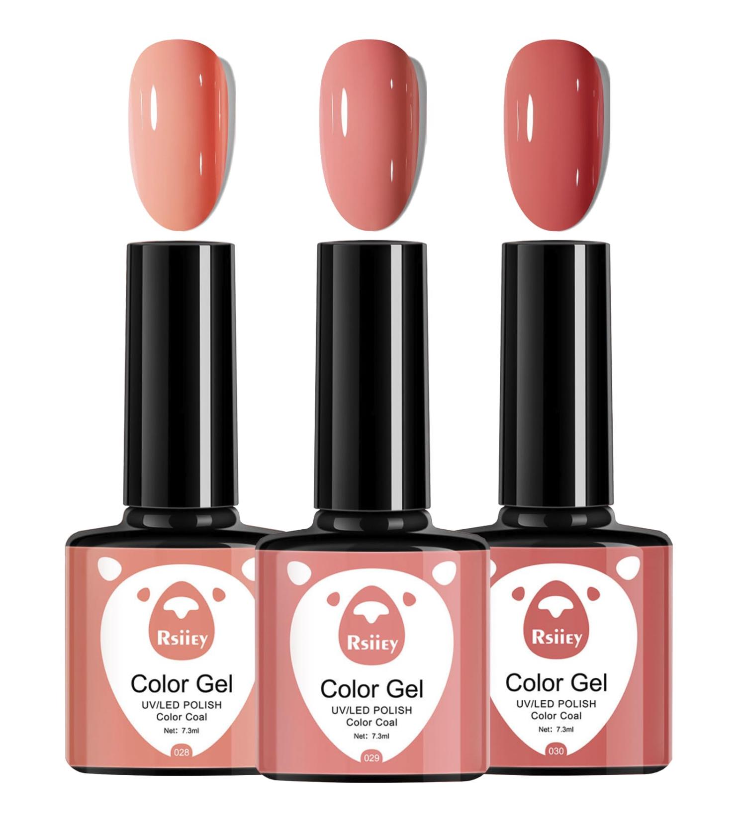 Nude Gel Nail Polish Set Nude Pink Nail Varnish Sets Spring Autumn Natural Pastel French Manicure UV/LED Nail Lamp Soak off Nail Art Manicure Gel Nail Polish Kit for Salon DIY at Home - Buy Online on GoSupps.com