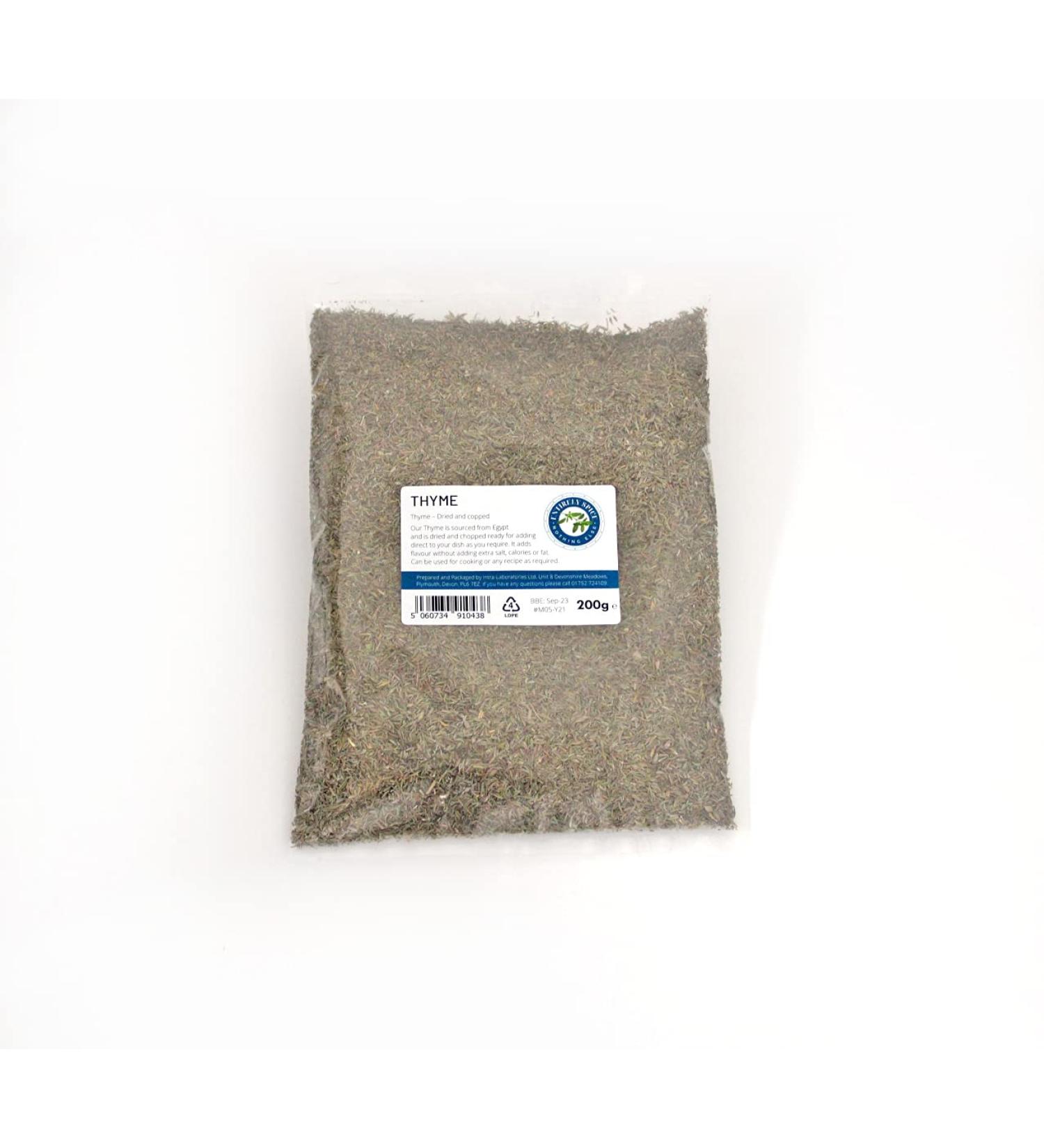 Chopped Dried Thyme 200g - Selected Premium Food Grade