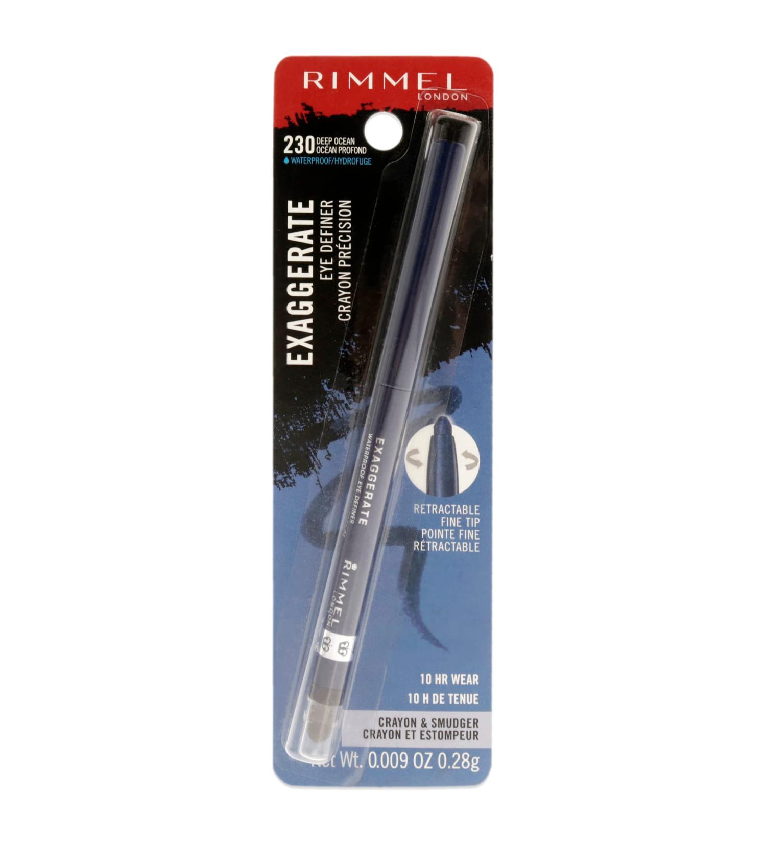 Rimmel Exaggerate Eye Definer Deep Ocean - 1x1x3 Inch (Pack of 1) - Buy Online on GoSupps.com