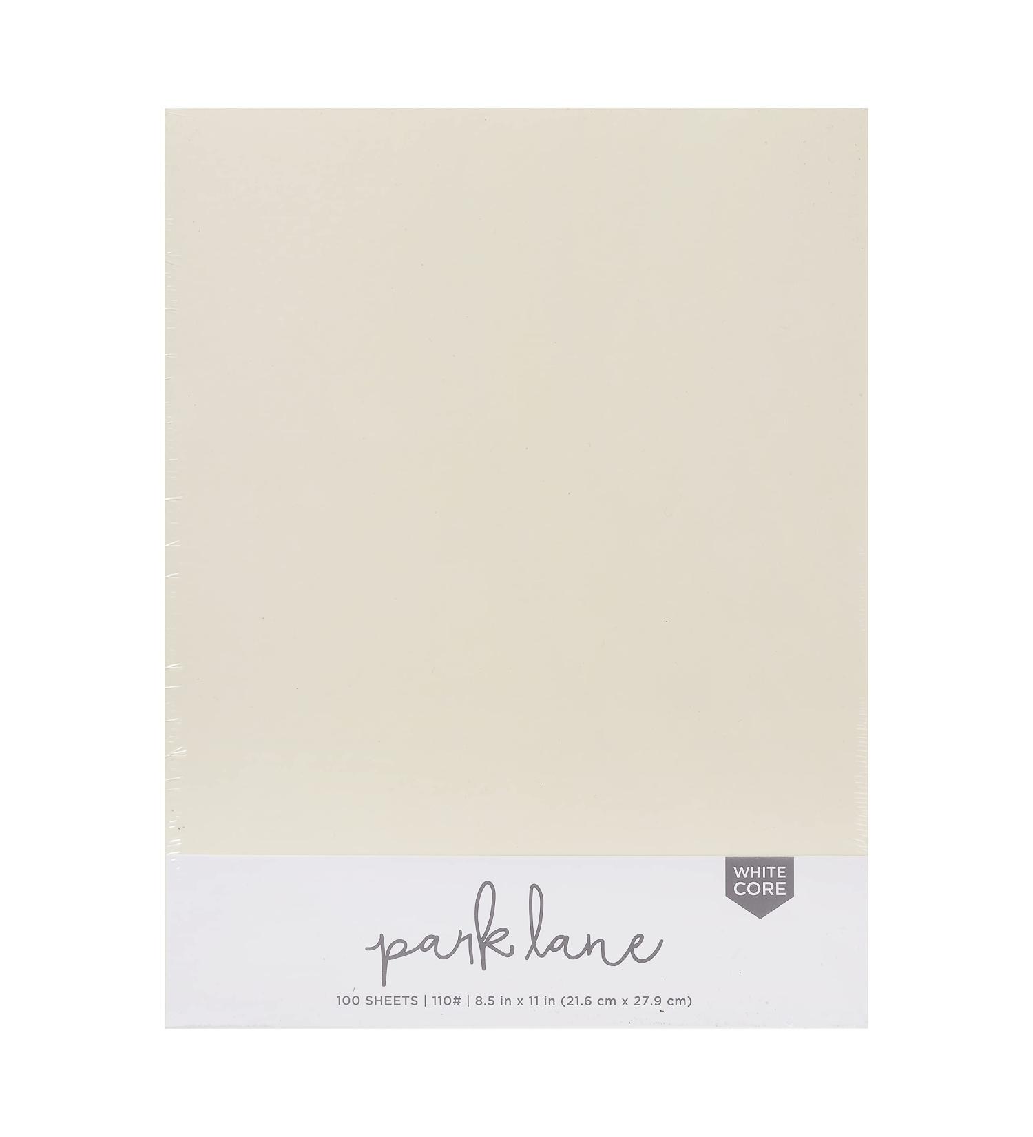 110lb Yellow Ivory Cardstock Paper Pack - Double Sided for Crafts & Scrapbooking - 100 Sheets 8.5x11 - Buy Online on GoSupps.com