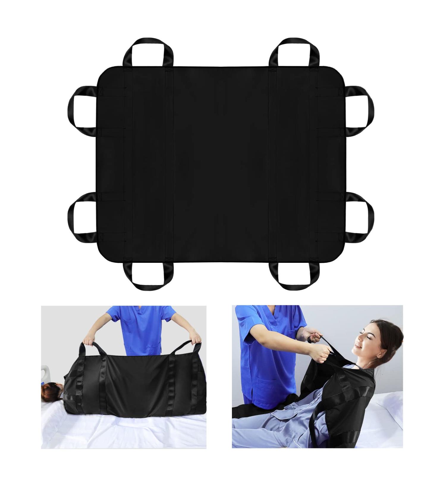 Lotchen Transfer Board for Patient Lifting | Heavy Duty Patient Transfer Board with 8 Handles | 100x120cm - Ideal for Overweight & Elderly Patients - Buy Online on GoSupps.com