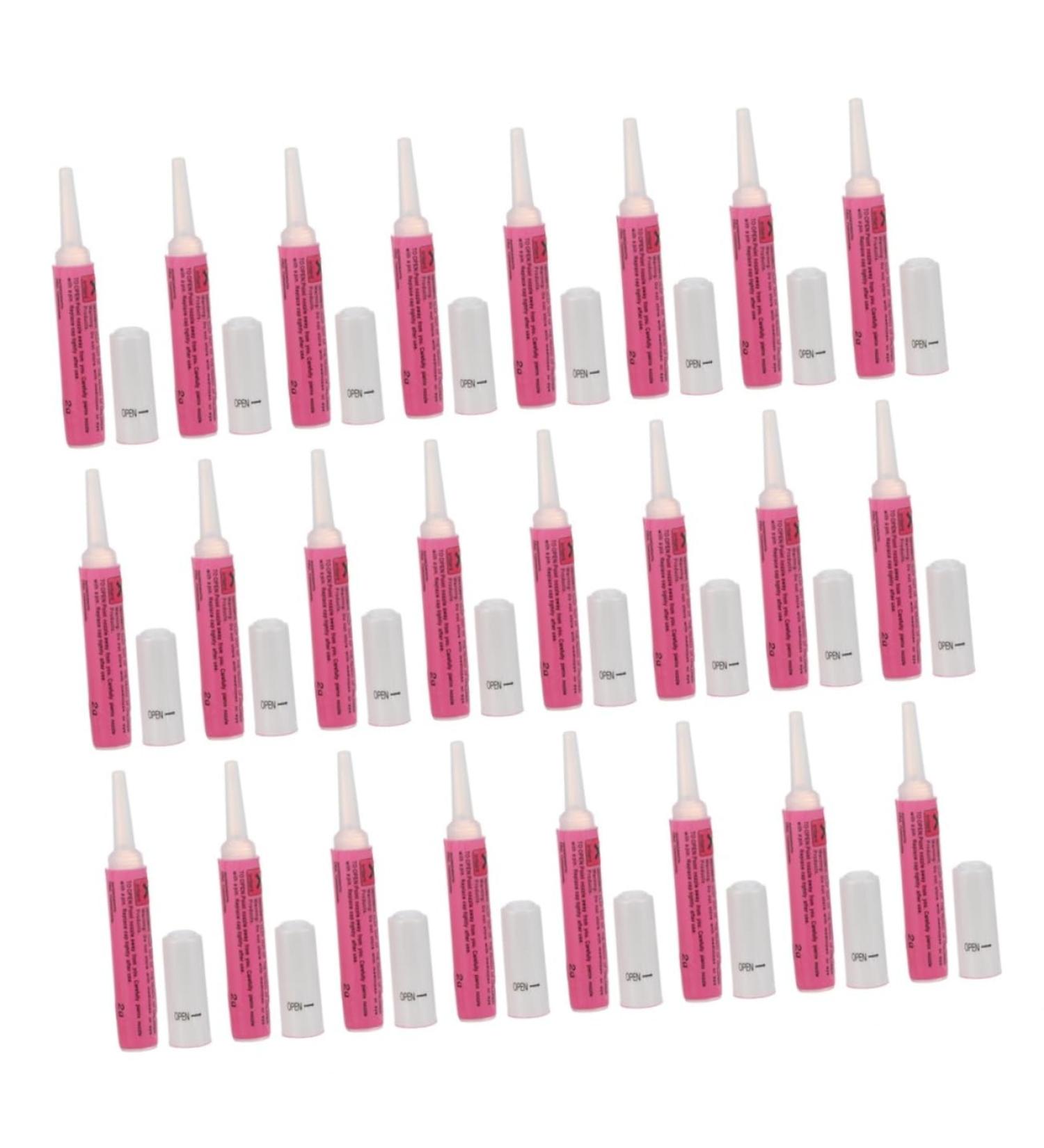 30pcs Glue for Nails Professional Nail Glue Nail tip Glue Special Nail Glue Fast Sticky Nail Glue Quick-Drying Nail Glue Practical Nail Glue Paste Drill Manicure Liquid - Buy Online on GoSupps.com