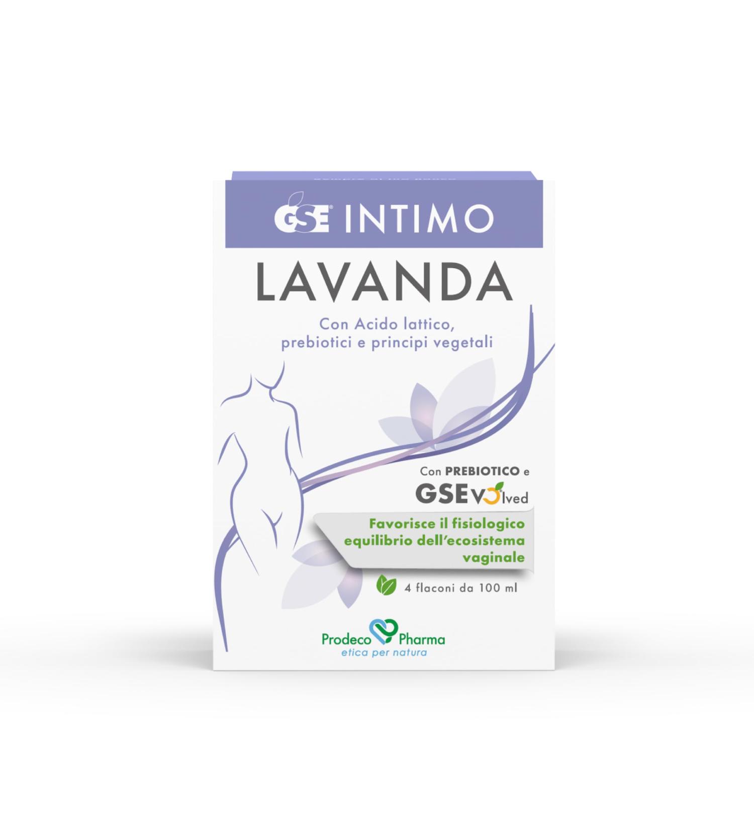 GSE Linea Intimo Lavanda Trattamento Detergente Intimo Delicato 4x100 ml - Buy Online on GoSupps.com