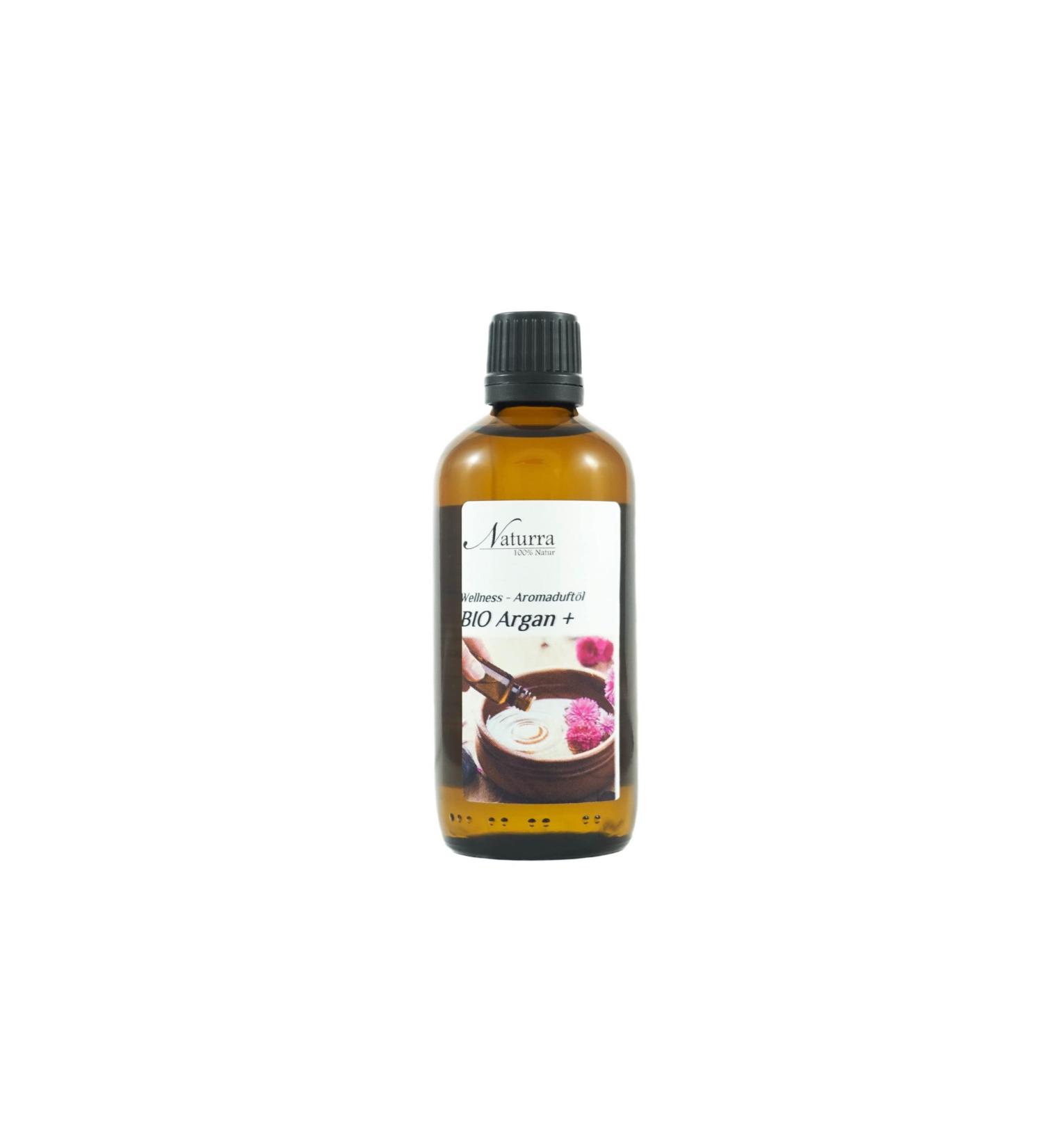 Naturra Organic Argan Oil 100ml - Cold Pressed Ylang Ylang Essential Oil for Wellness Body & Aromatherapy - Natural Cosmetics - Buy Online on GoSupps.com