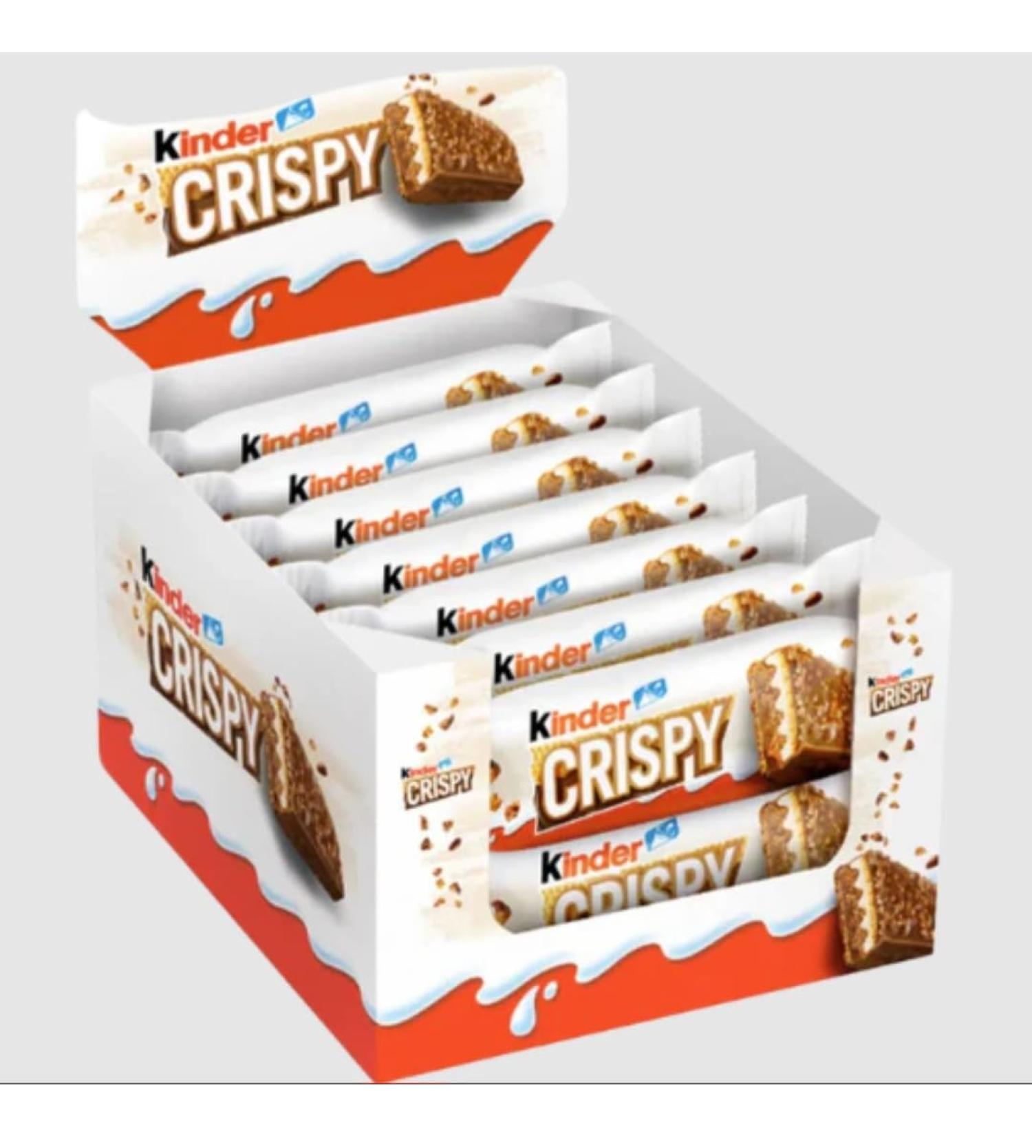 Kinder Kinder Crispy Chocolate Bars 14 x 34g pack presentation box