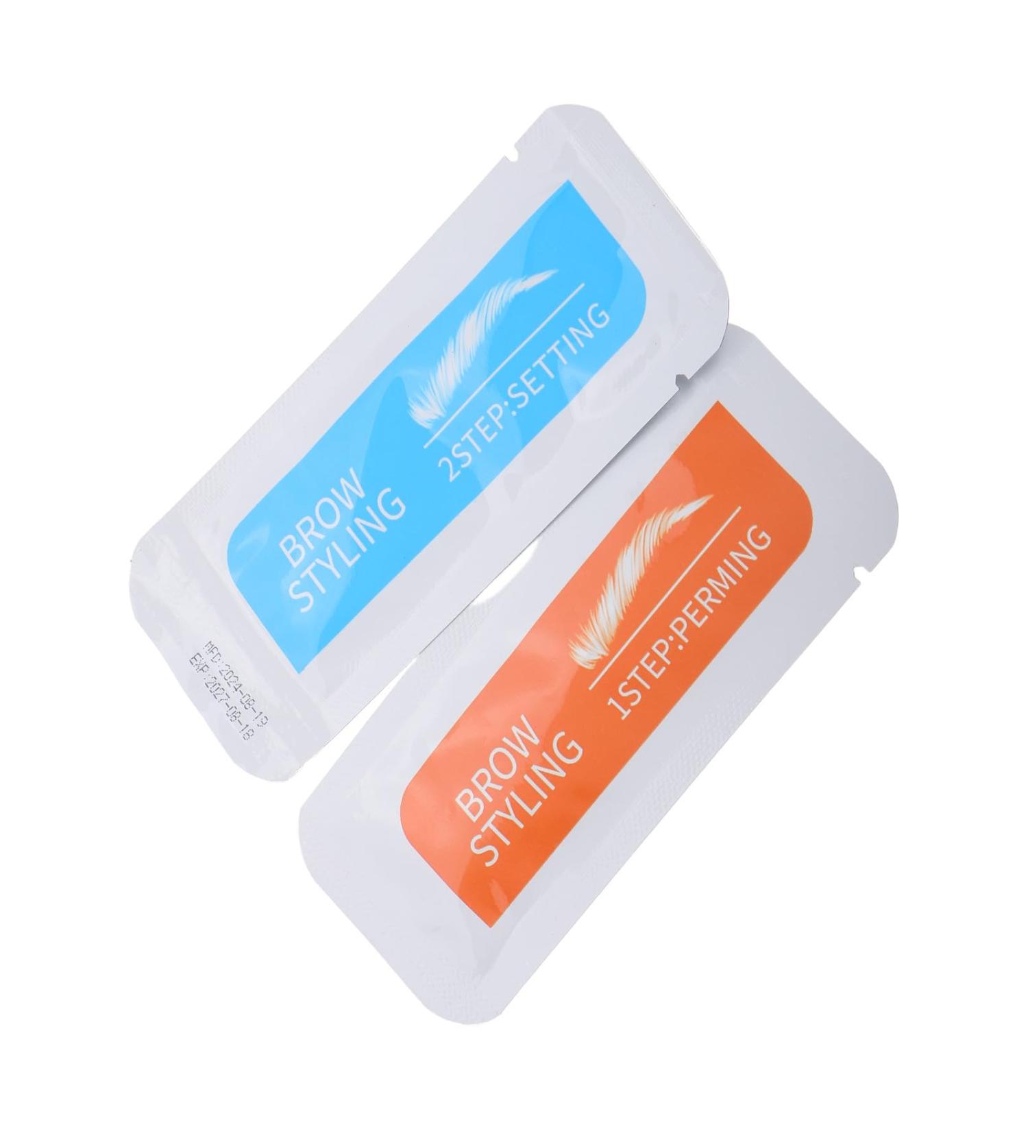 Kit Sourcils Instantan 2 Pi ces Fixateur Rapide et Lamination Professionnelle Formule Douce sans Irritation Rehaussement Naturel pour Types de Peau Usage Maison et Salon - Buy Online on GoSupps.com