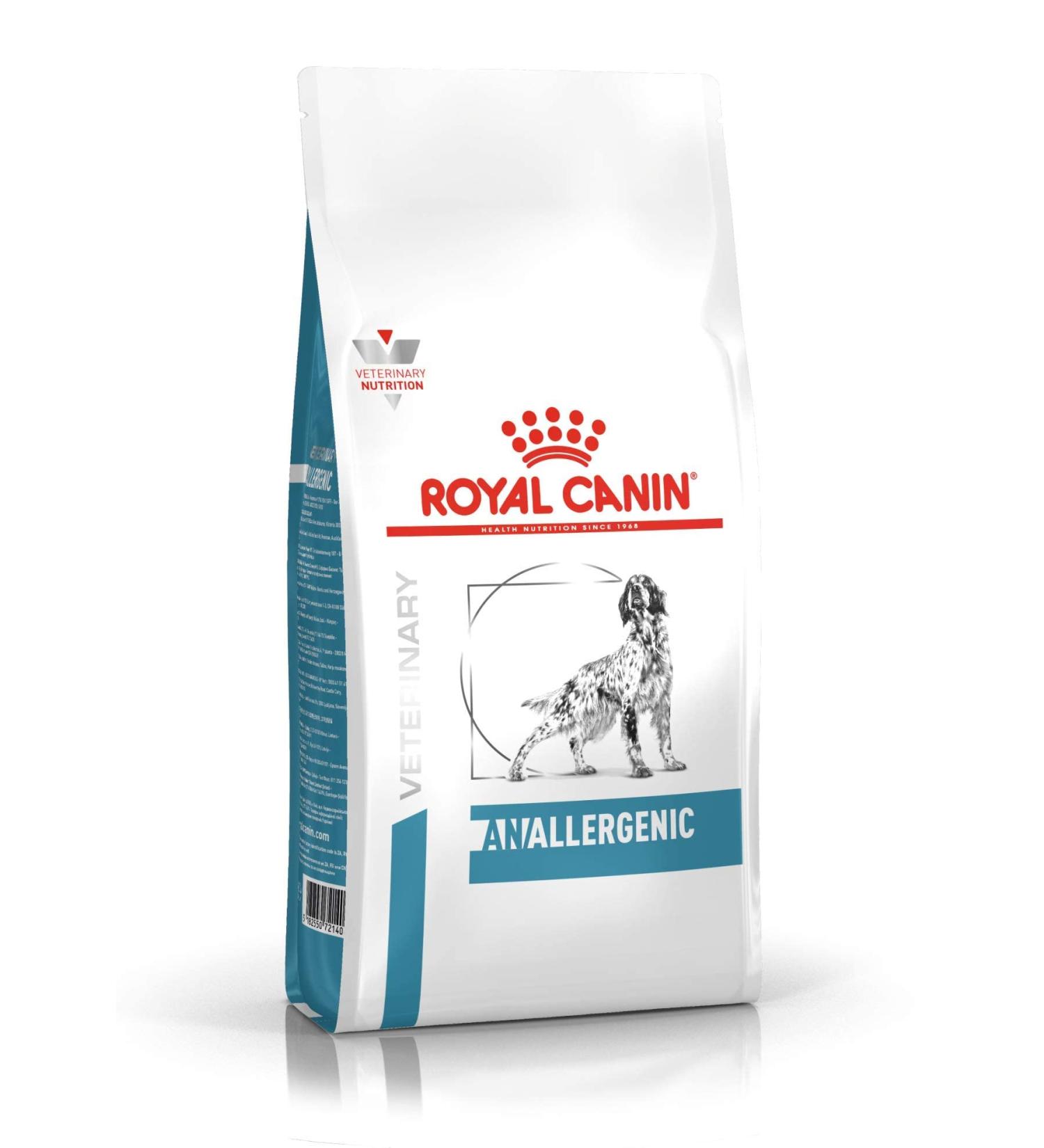 Royal Canin Veterinary Anallergenic 3 kg - Adult Dog All-In Diet | International Shipping Available - Buy Online on GoSupps.com