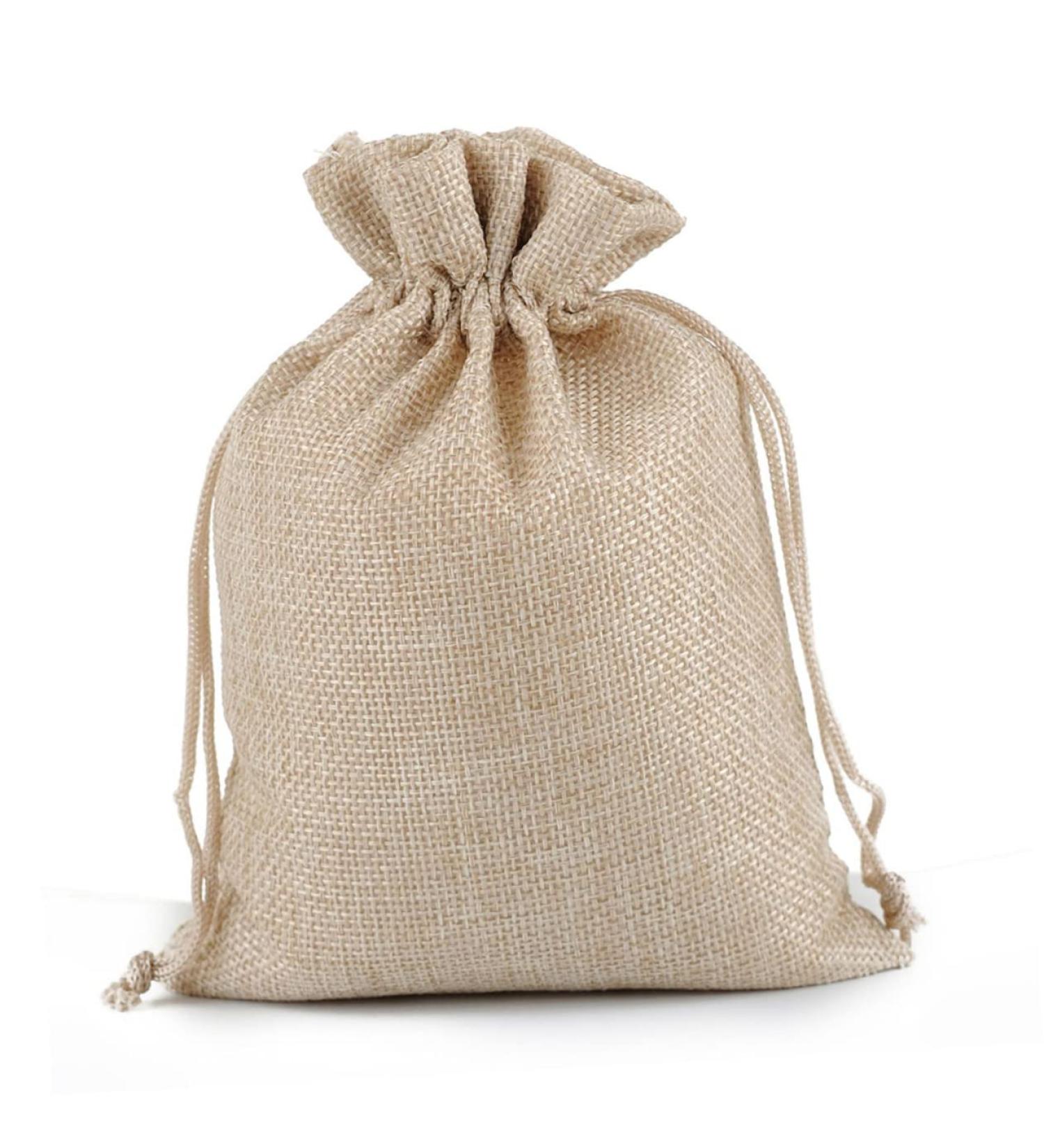 SEWOART 12pcs Christmas Cloth Bags Christmas Sto Linen Bags Storage Container Candy Storage Bag Jewelry 18.00X13.00X0.30CM Beige - Buy Online on GoSupps.com