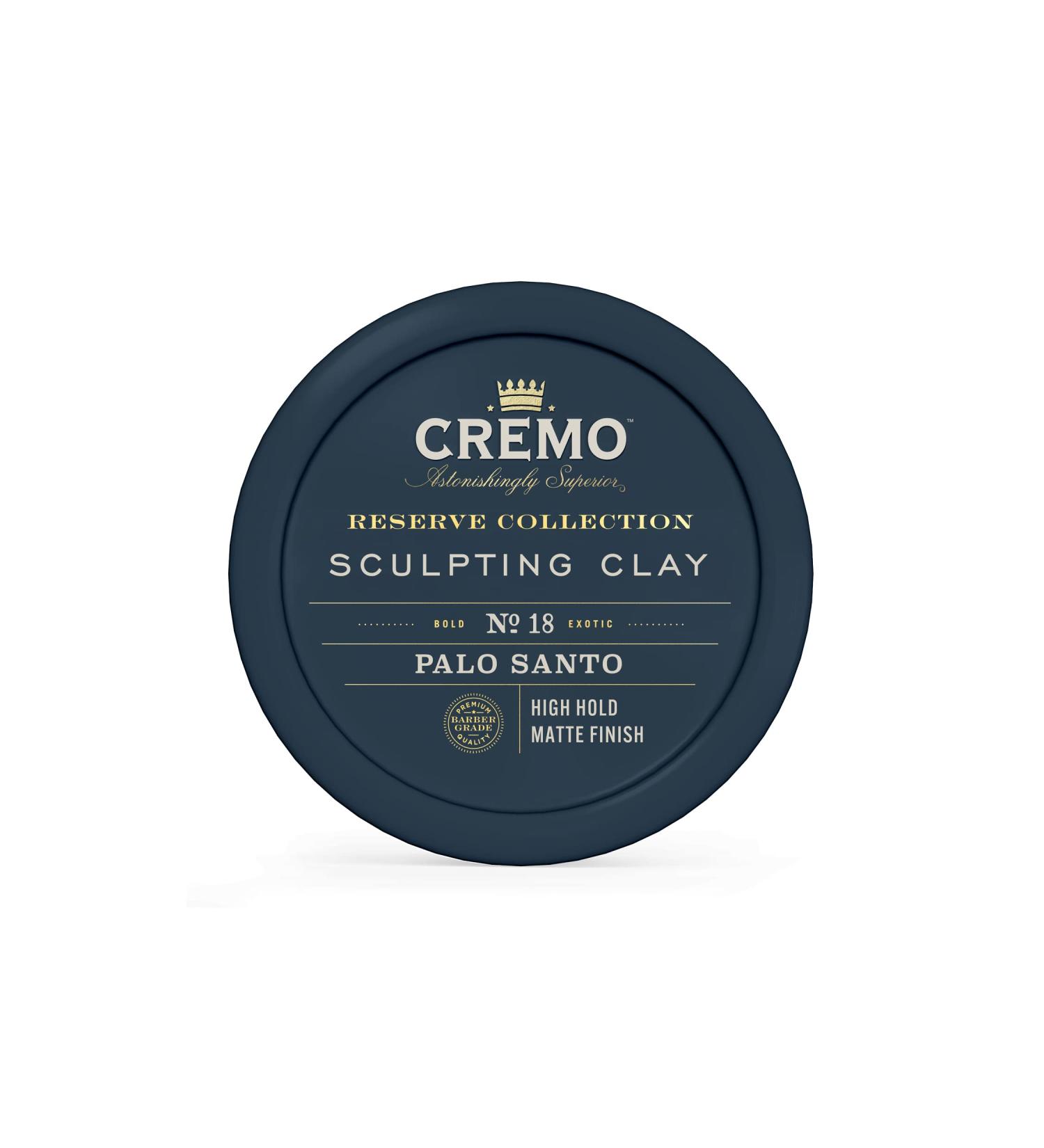 Cremo Palo Santo Sculpting Clay - High Hold, Matte Finish - 4 Oz - Buy Online on GoSupps.com